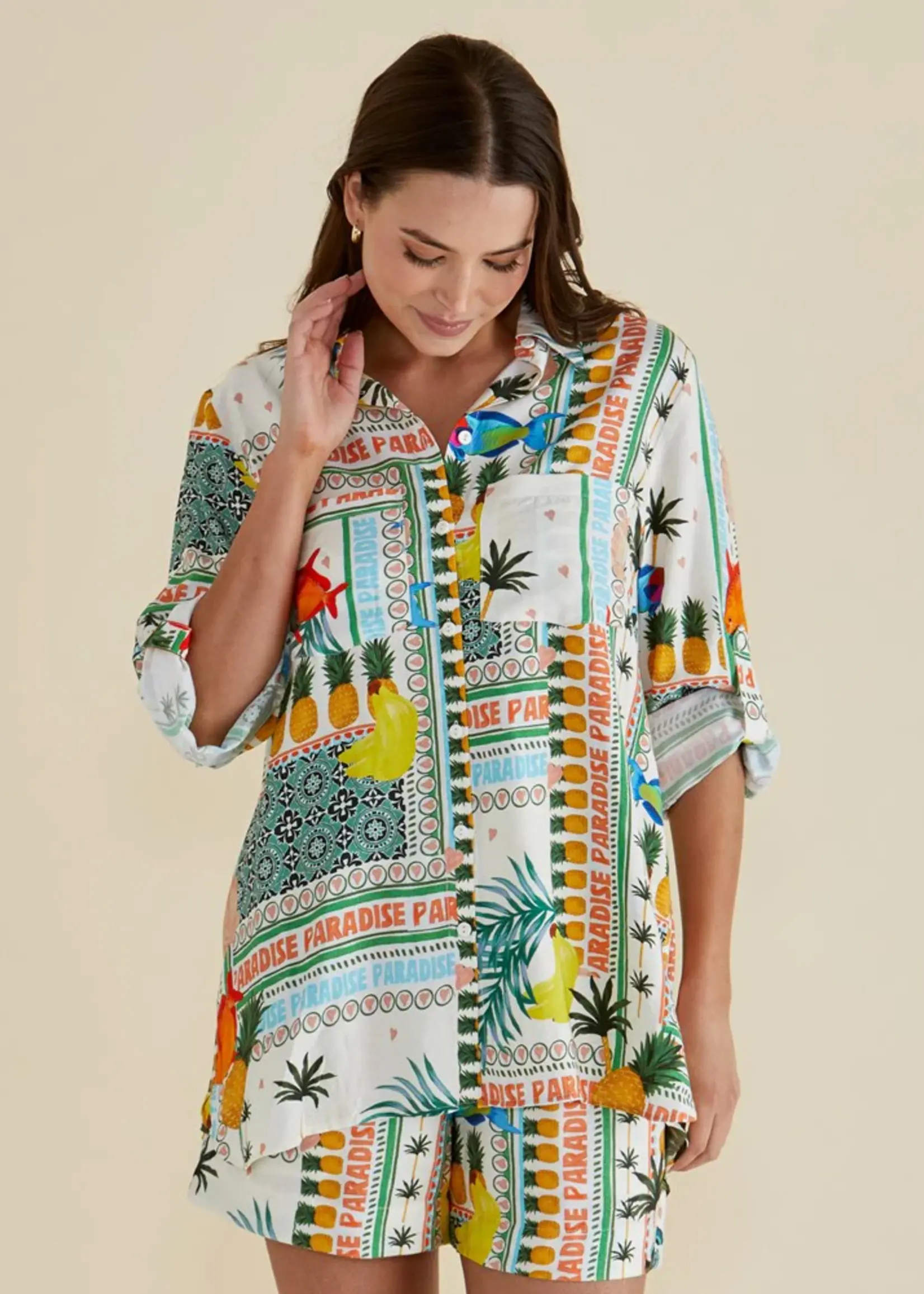 Betty Basic Mills Shirt - Paradise Print