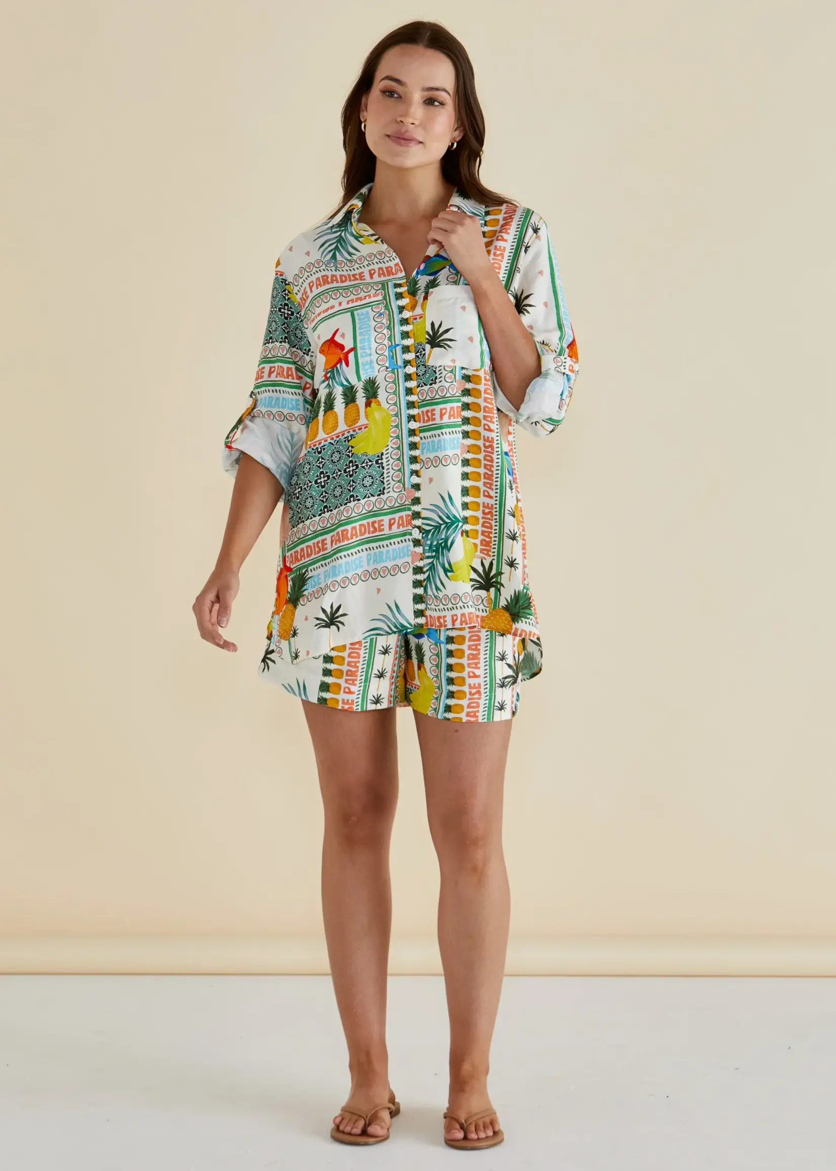 Betty Basic Mills Shirt - Paradise Print