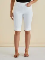 Betty Basic Bermuda Bengaline Short - White