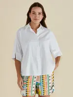 Betty Basic Lynwood Linen Shirt - White