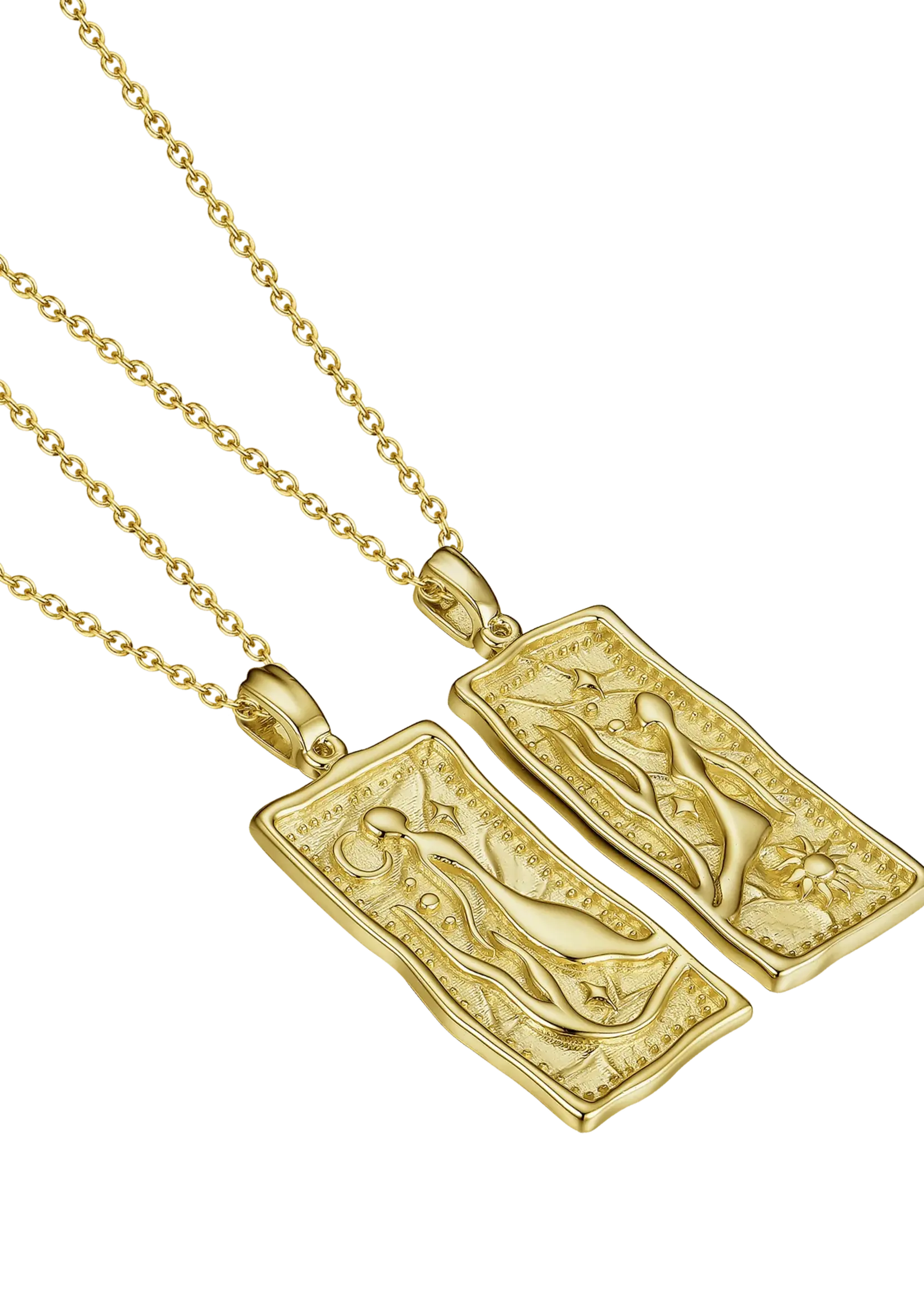 Lion Wild Best Friend Necklaces - Pair