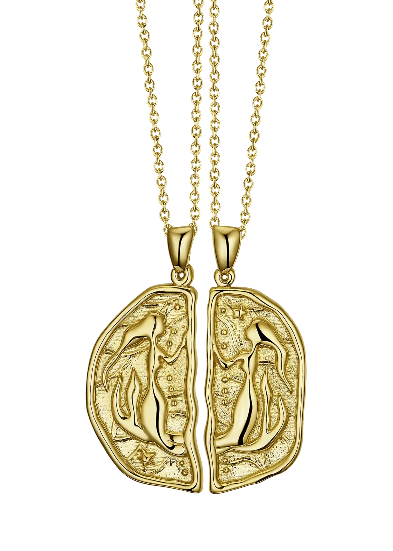 Lion Wild Sister Necklaces - Pair