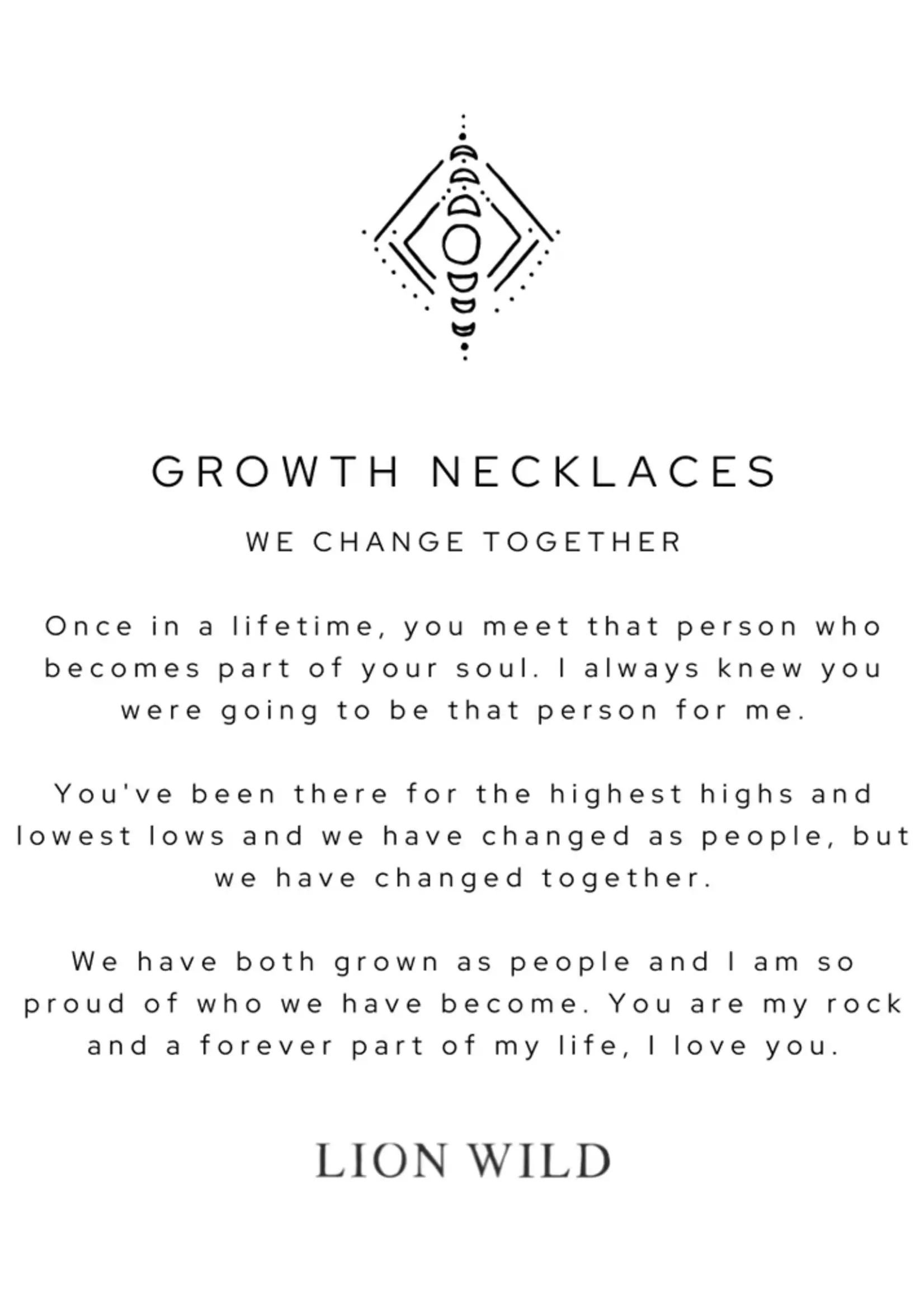 Lion Wild Growth Necklaces - Pair