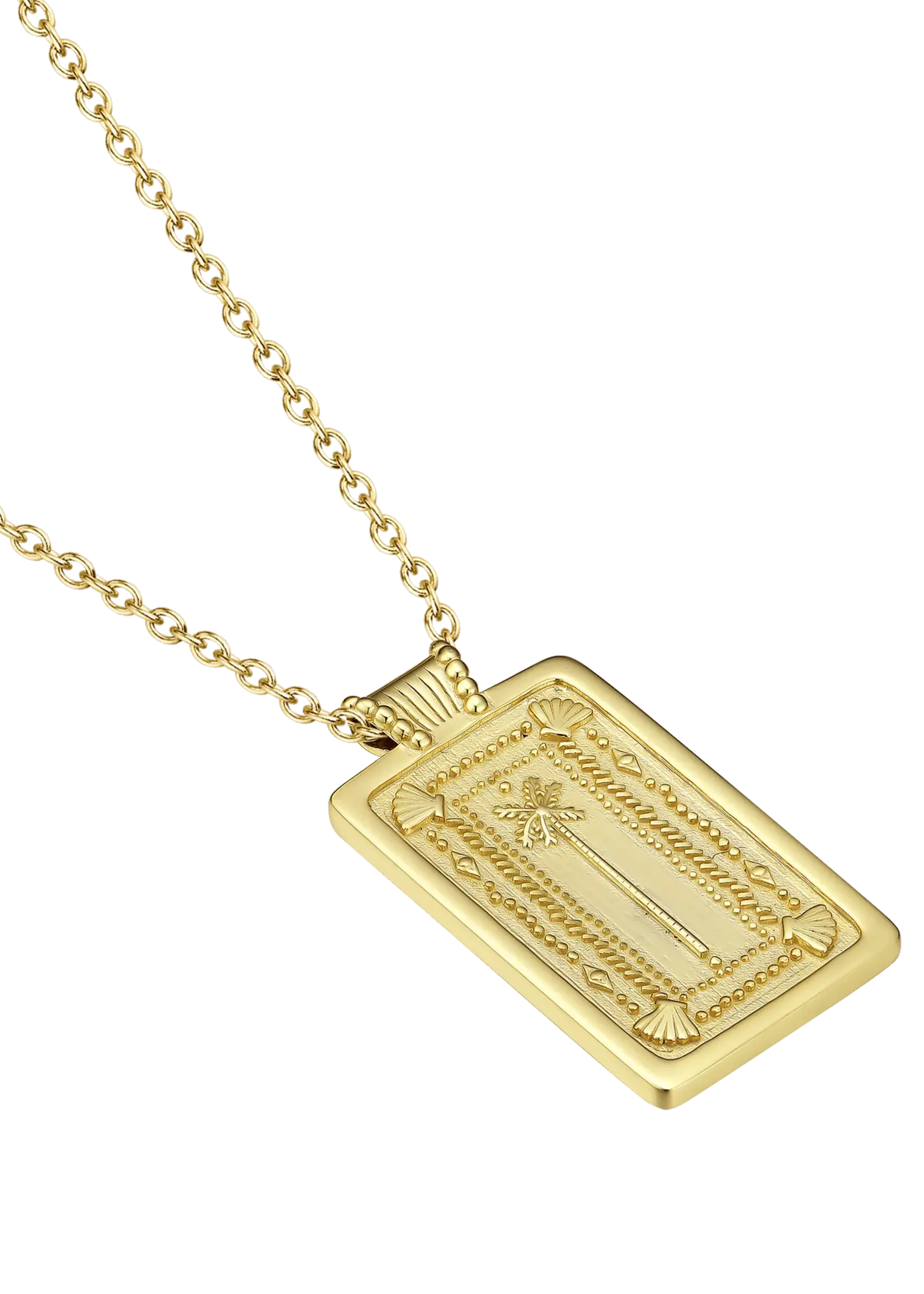 Lion Wild Palm Necklace