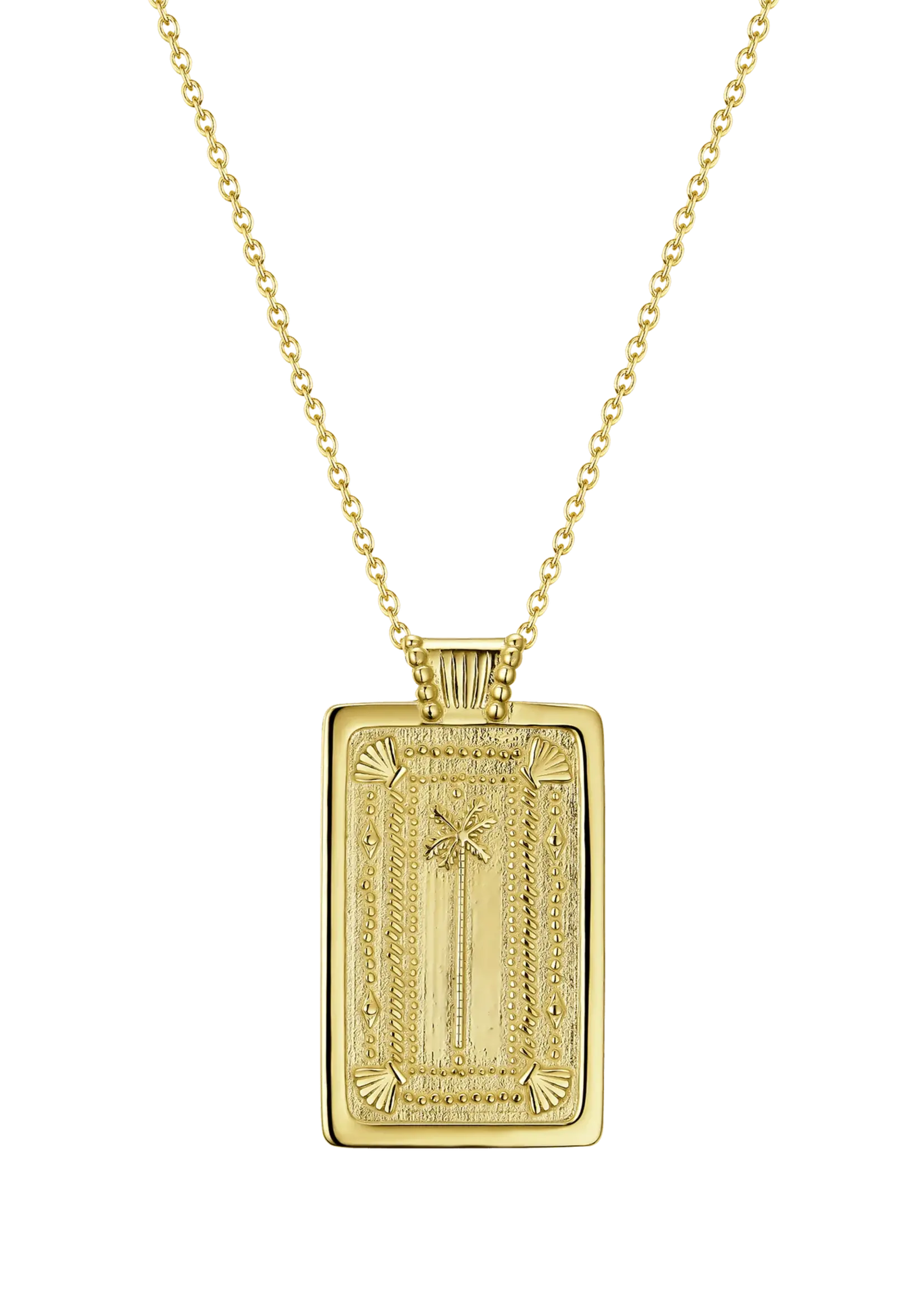 Lion Wild Palm Necklace