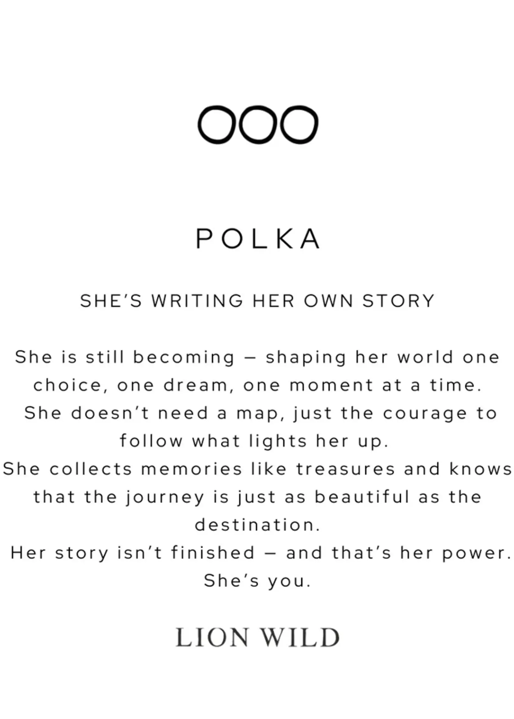 Lion Wild Polka Choker - Silver