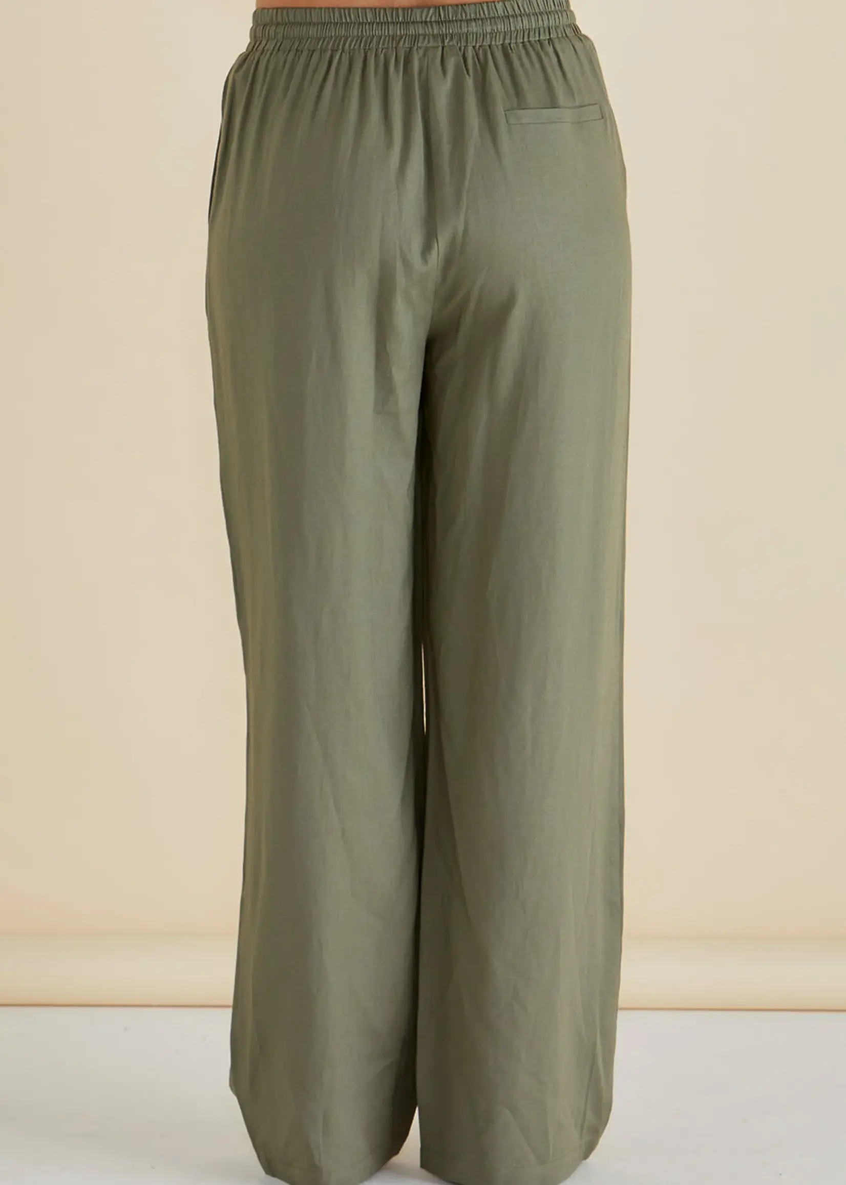 Betty Basic Zaza Relax Pant - Olive