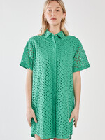Steva Shirt Dress - Green