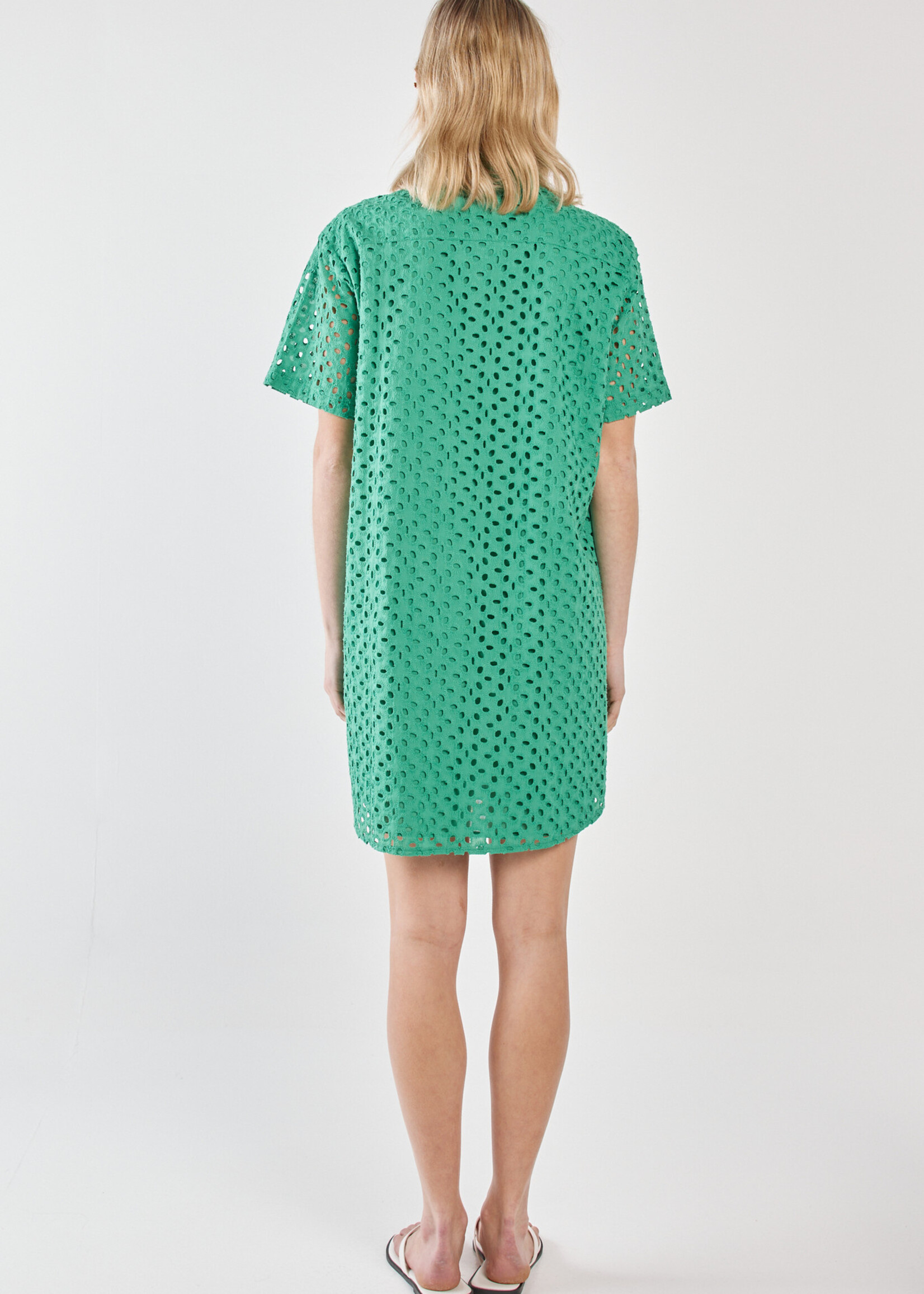 Steva Shirt Dress - Green