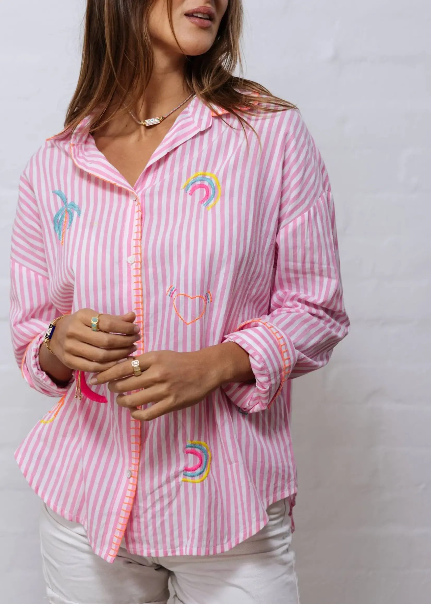 Zoda Cotton Shirt Stripe