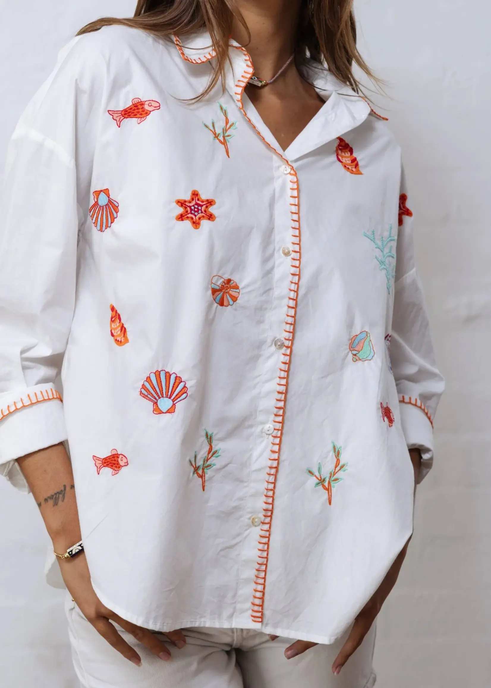 Zoda Cotton Shirt Seaside