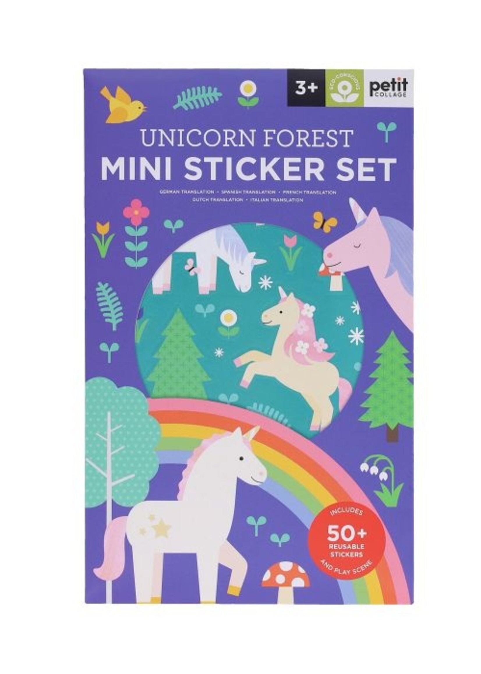 Mini Sticker Set - Unicorn Forest