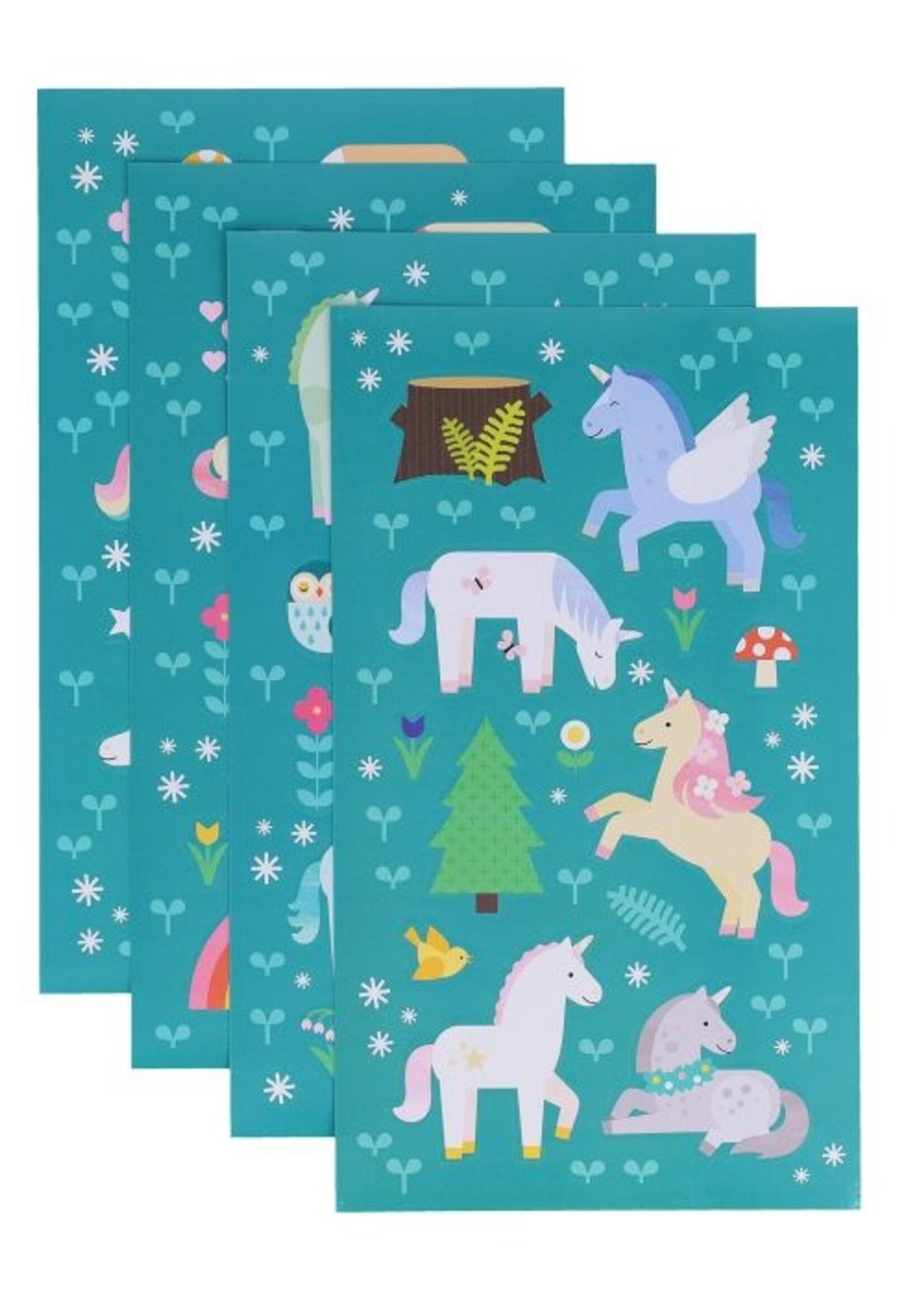 Mini Sticker Set - Unicorn Forest