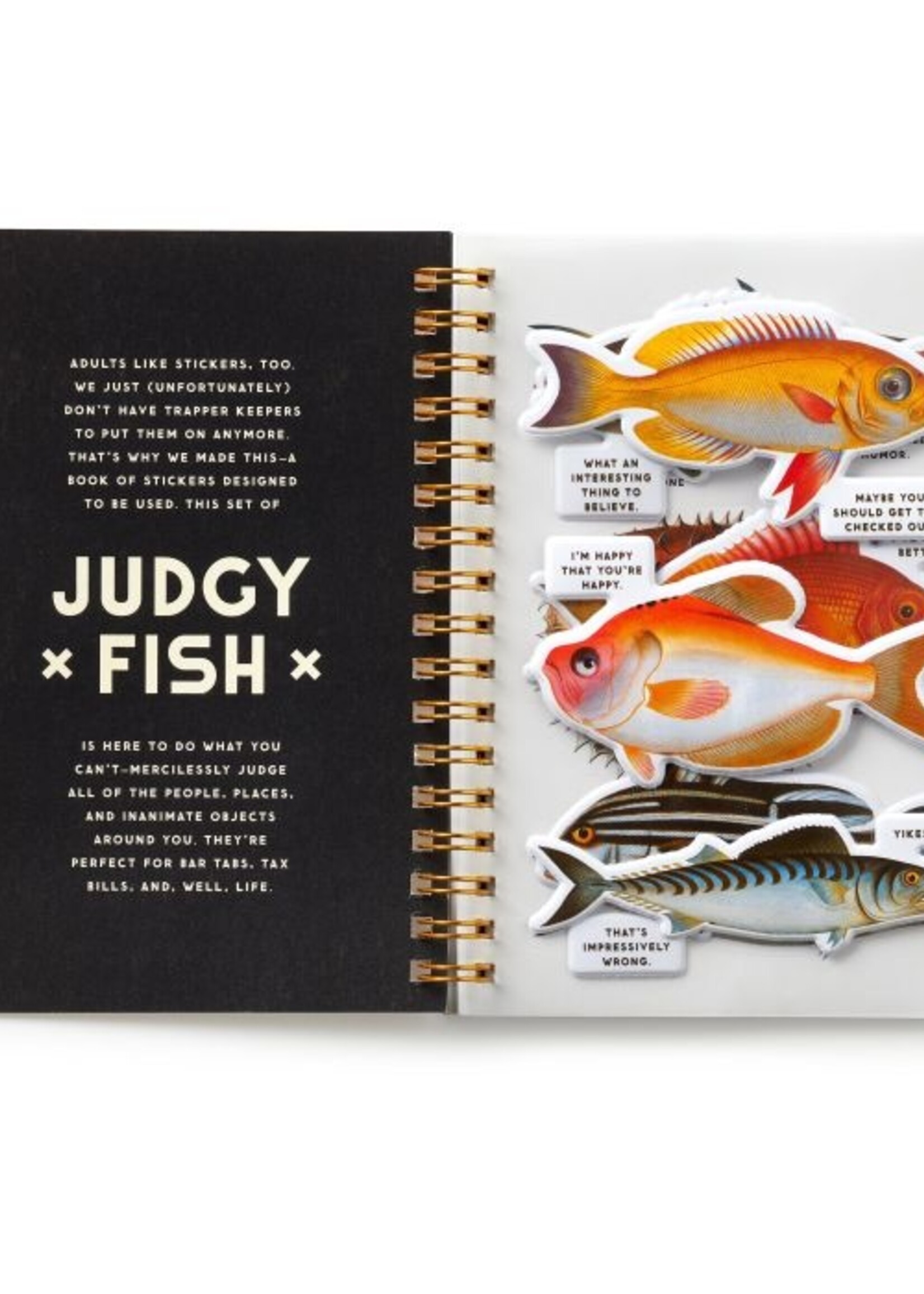 Judgy Fish Sticker Book