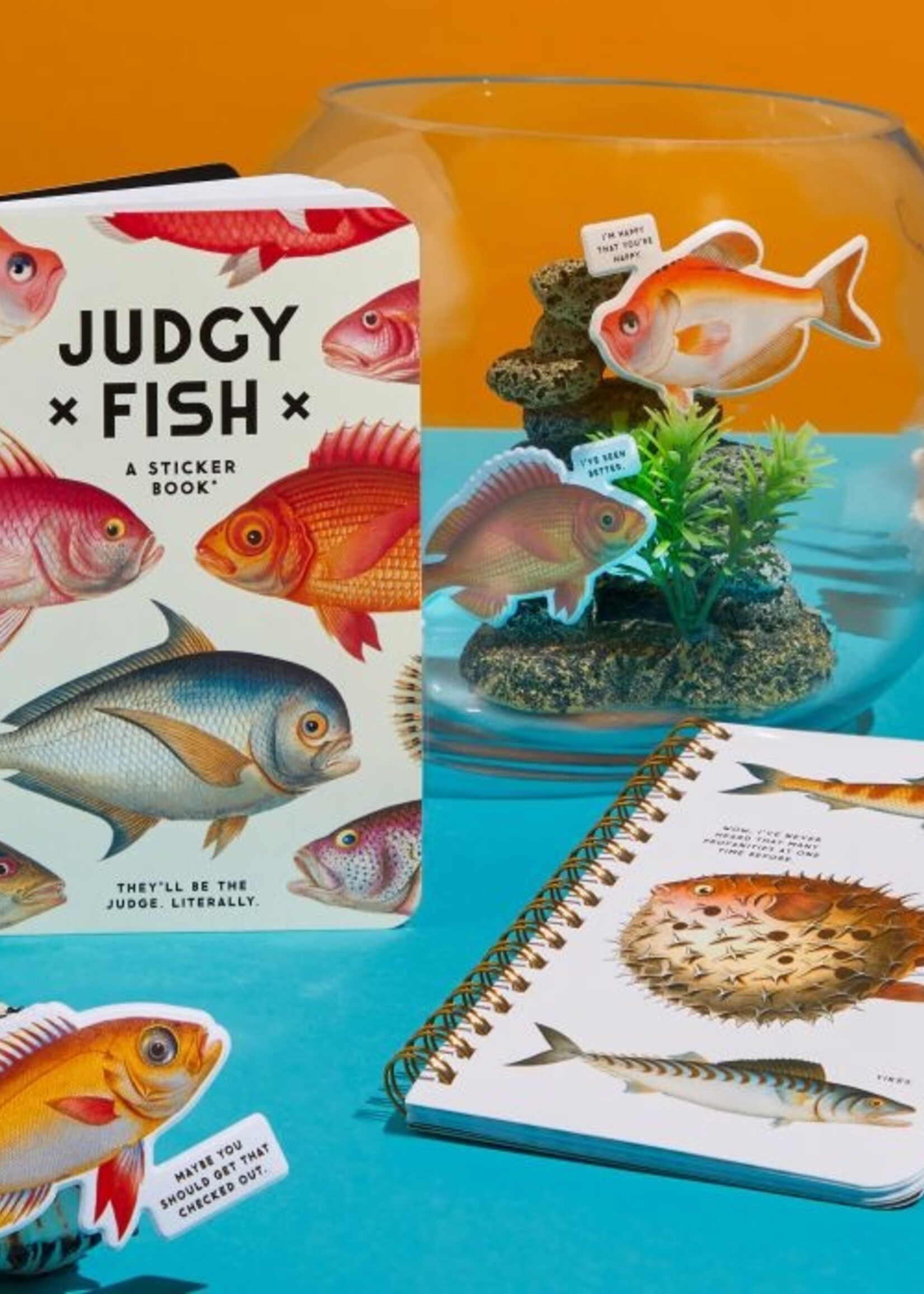 Isalbi Judgy Fish Sticker Book