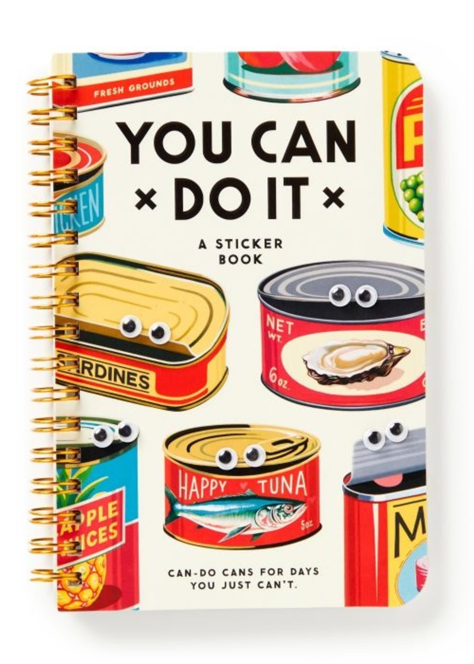 Isalbi You Can Do It Googly Sticker Book
