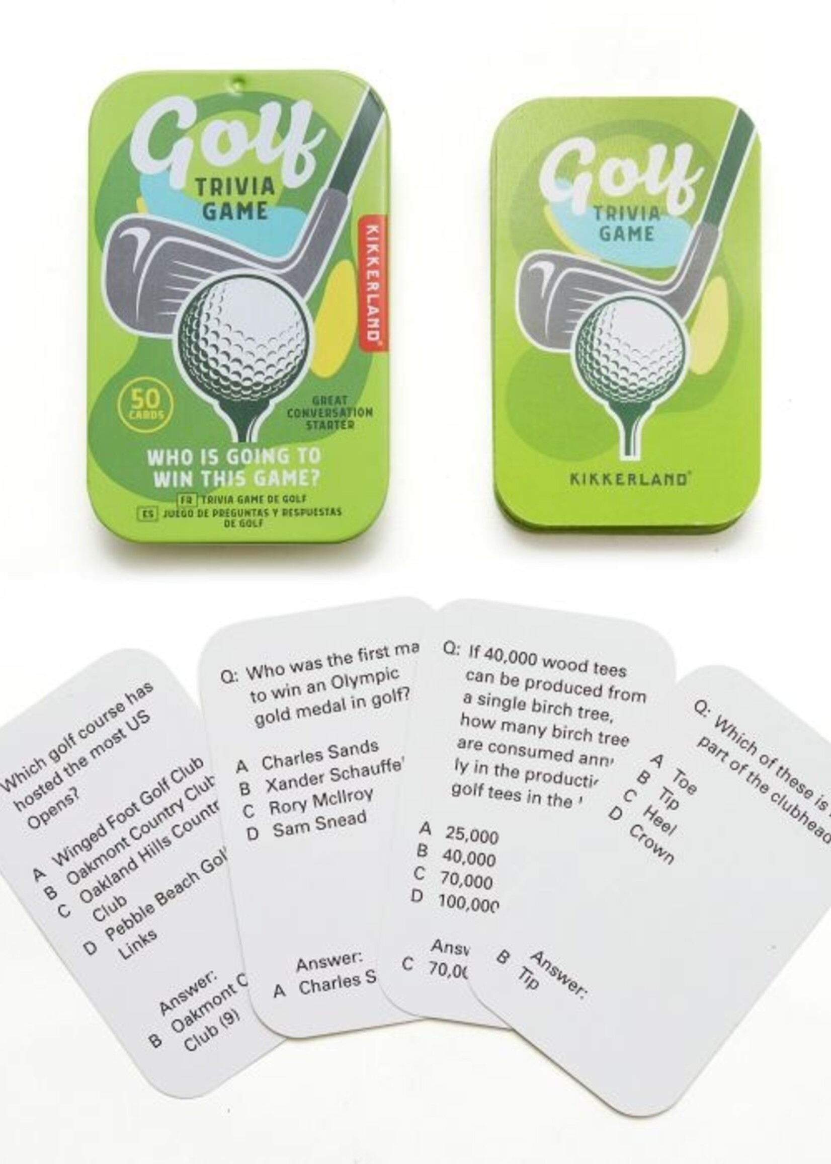 Golf Trivia Tin