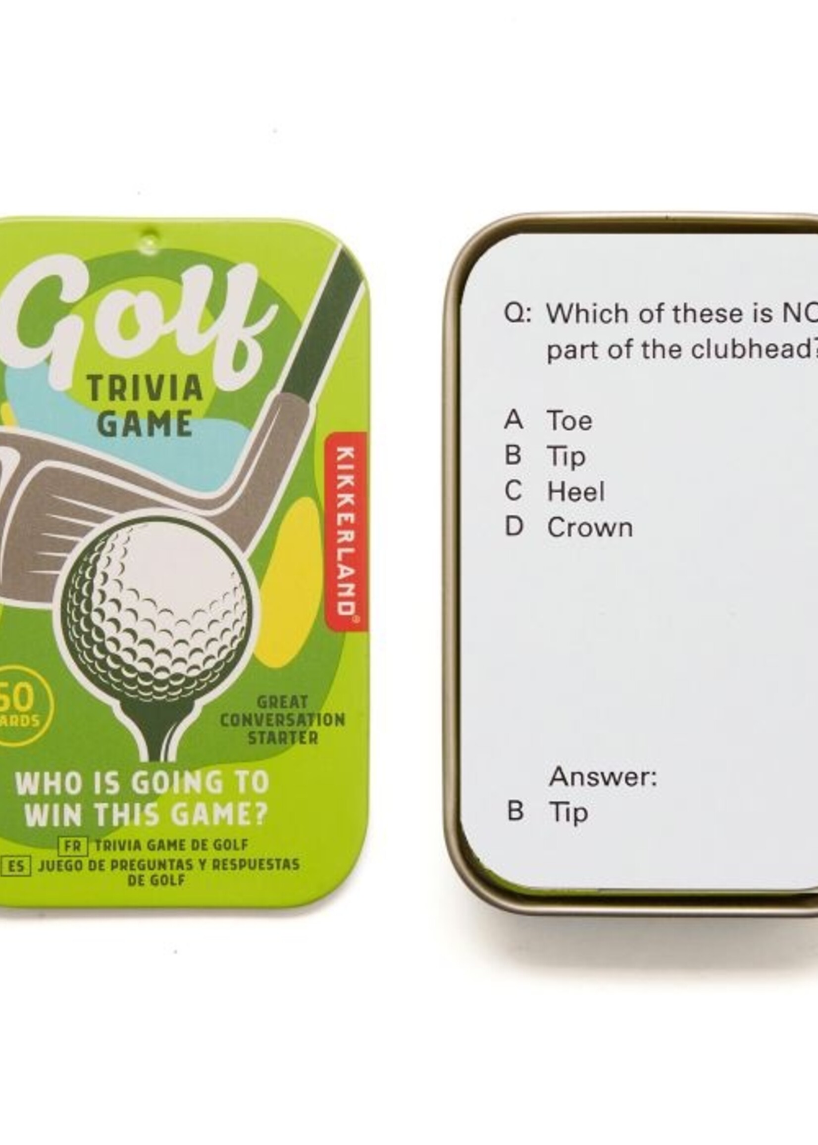 Golf Trivia Tin