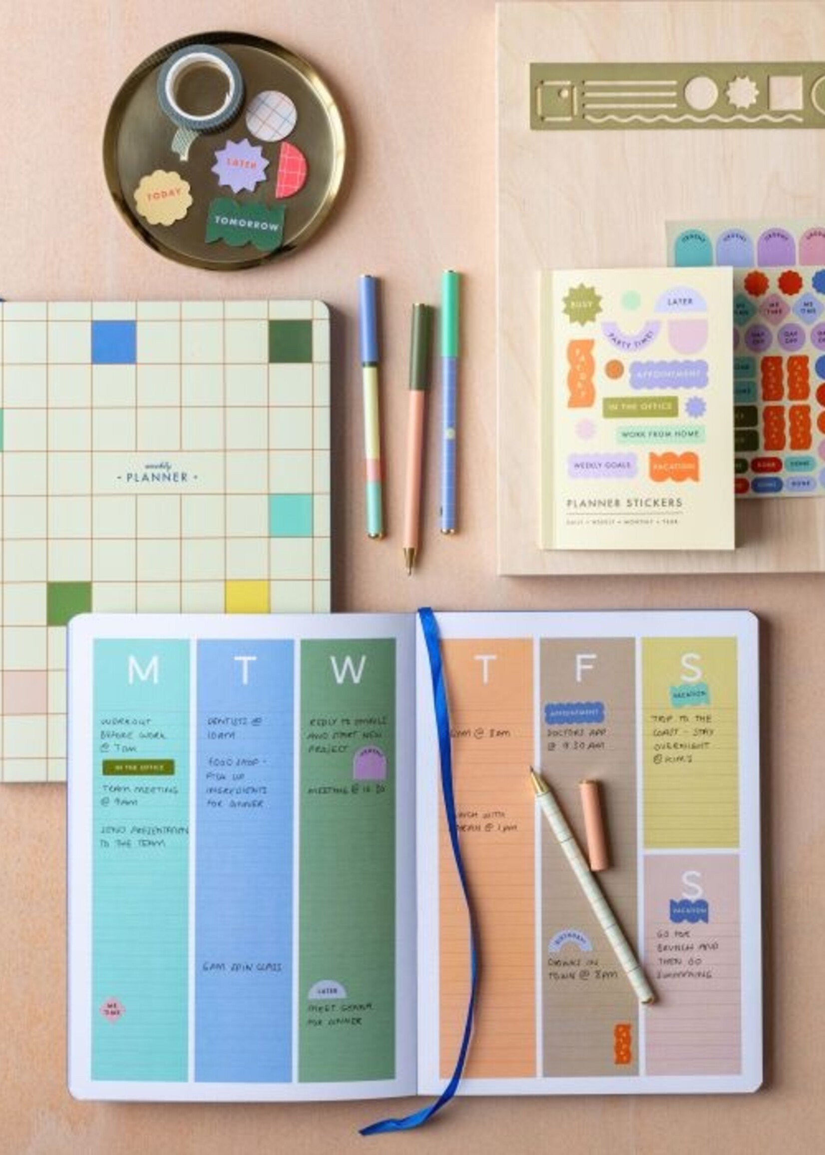 Undated Weekly Planner