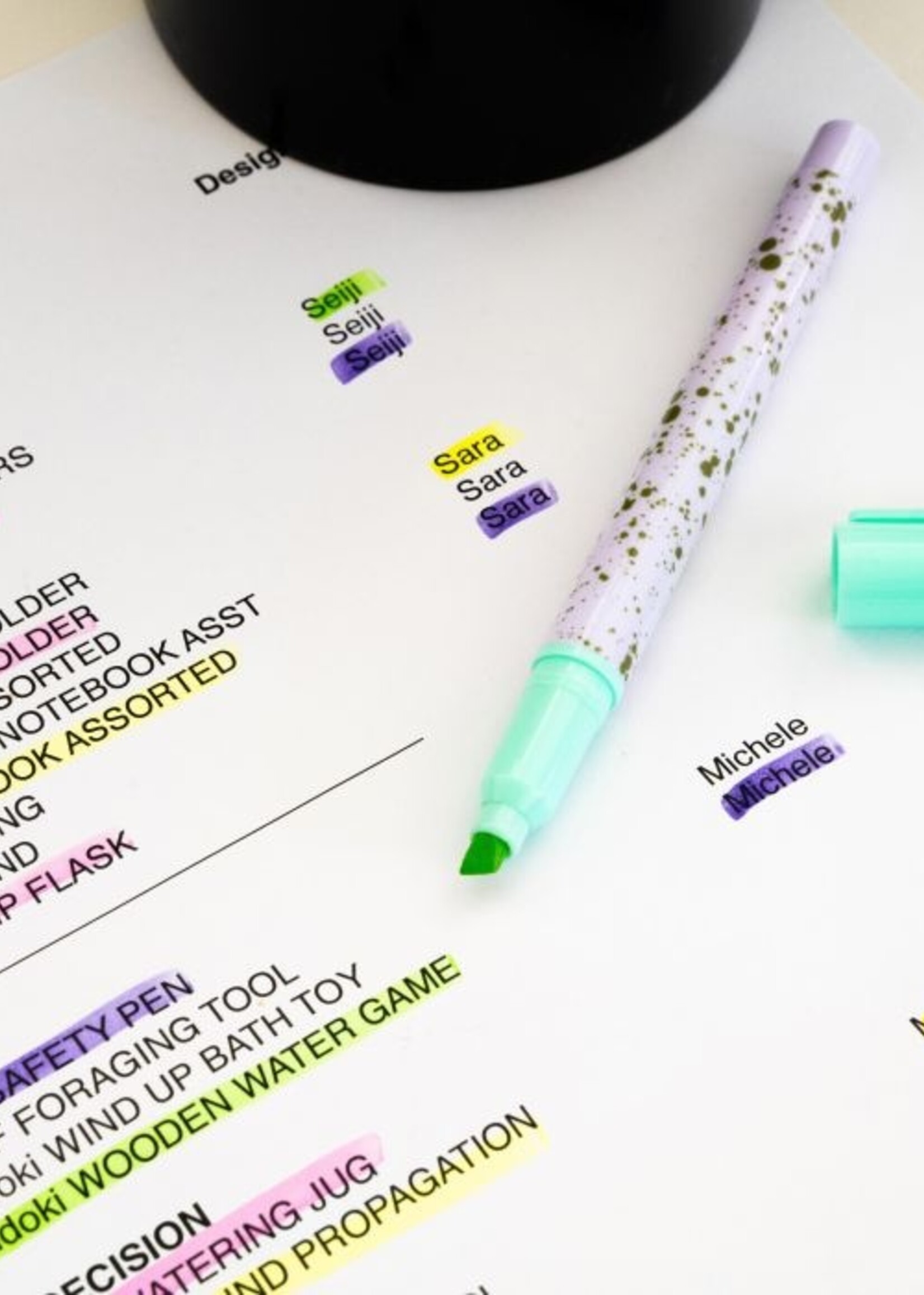 Isalbi Erasable Highlighters - Set of 4