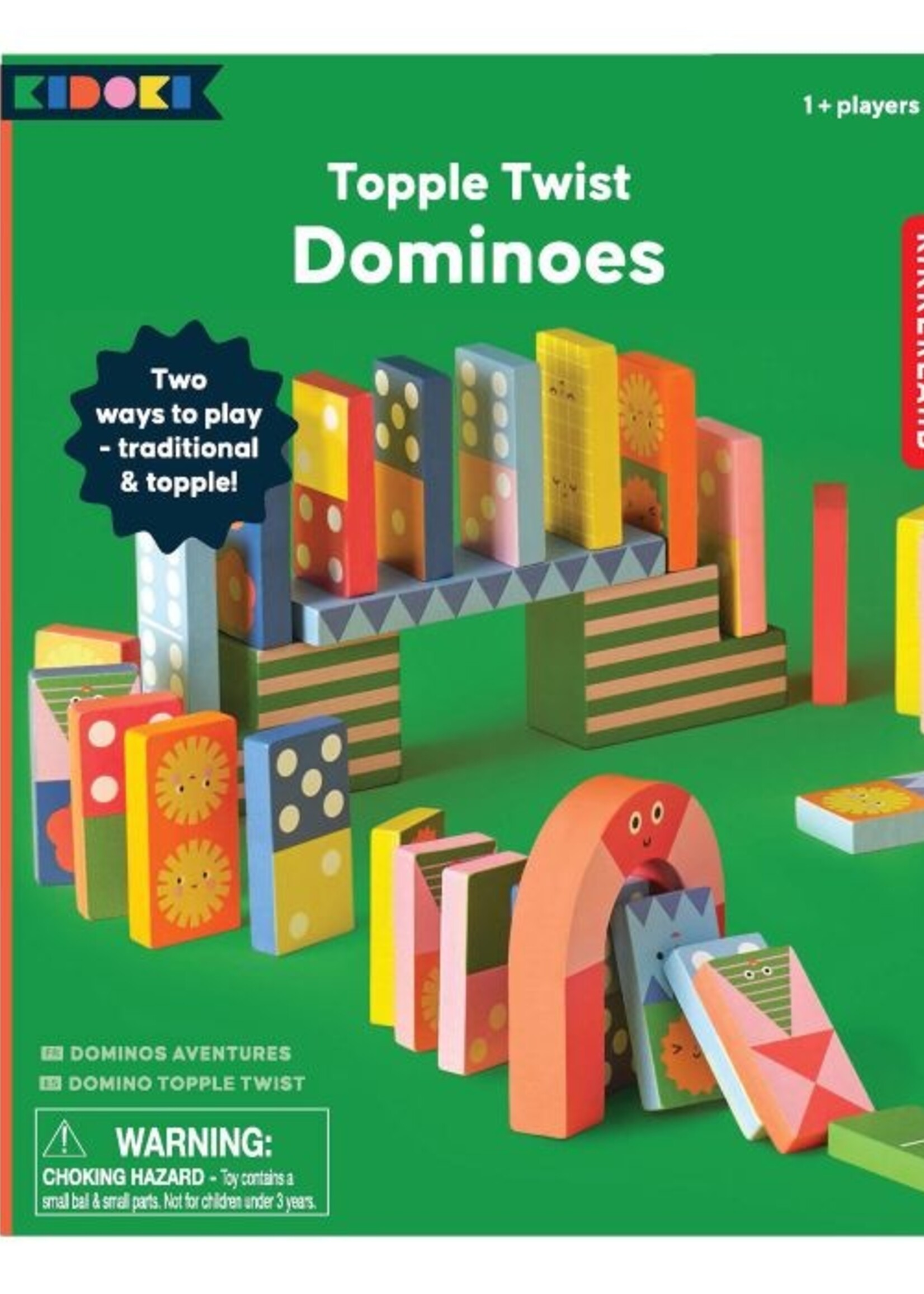 Topple Twist Dominoes