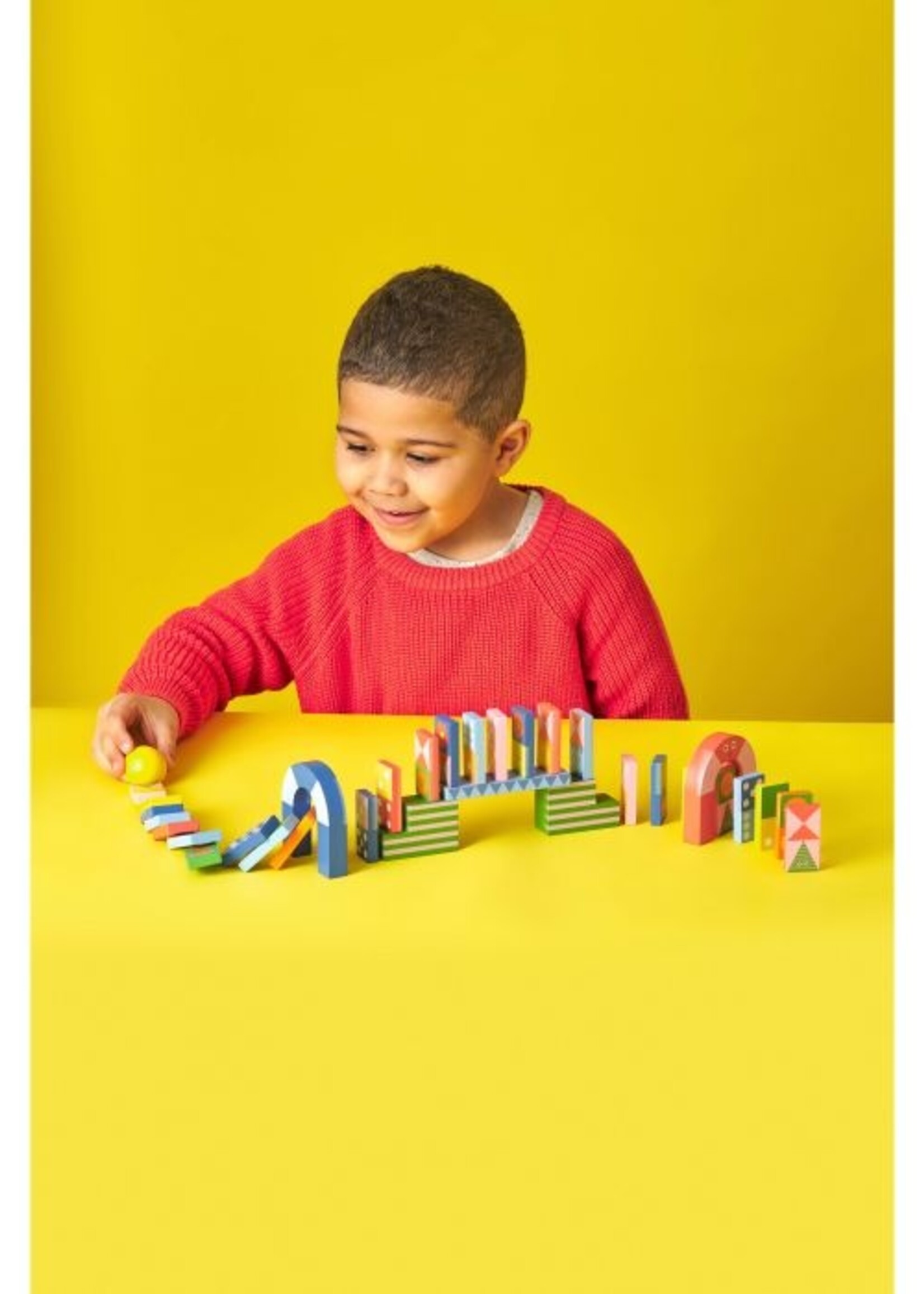 Topple Twist Dominoes