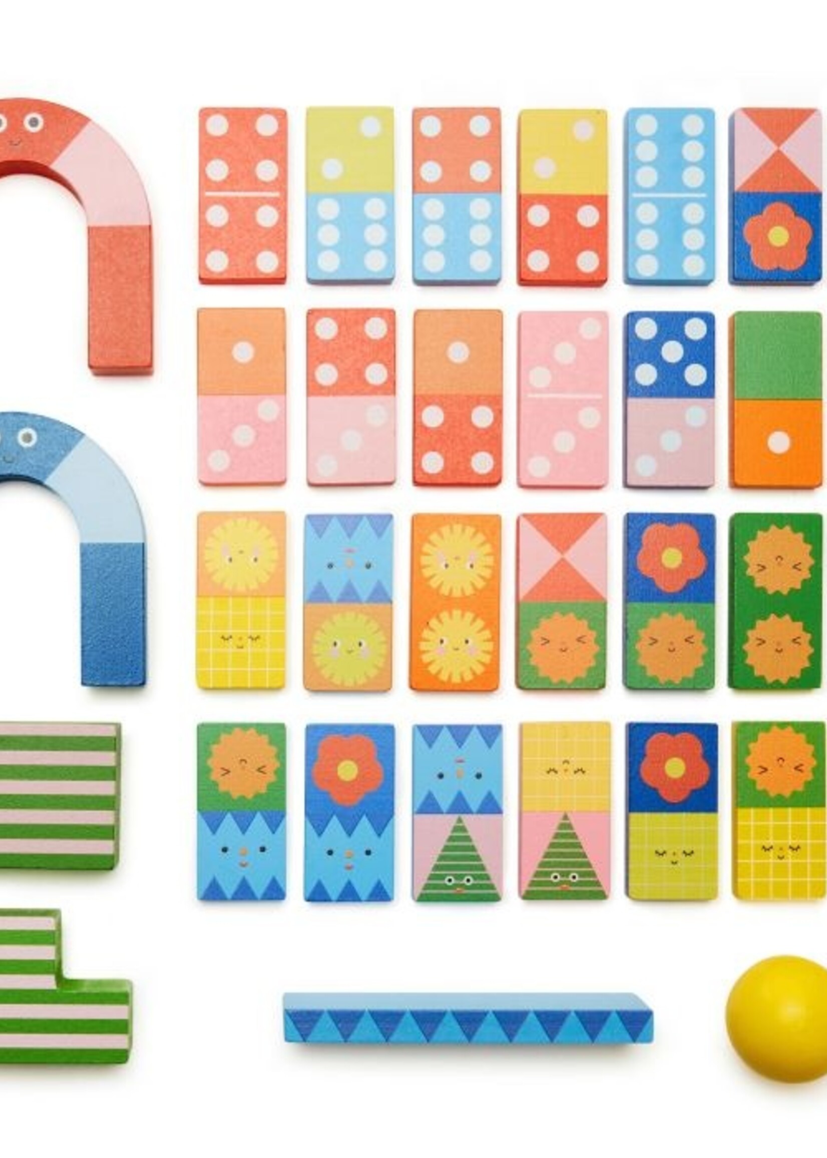 Topple Twist Dominoes