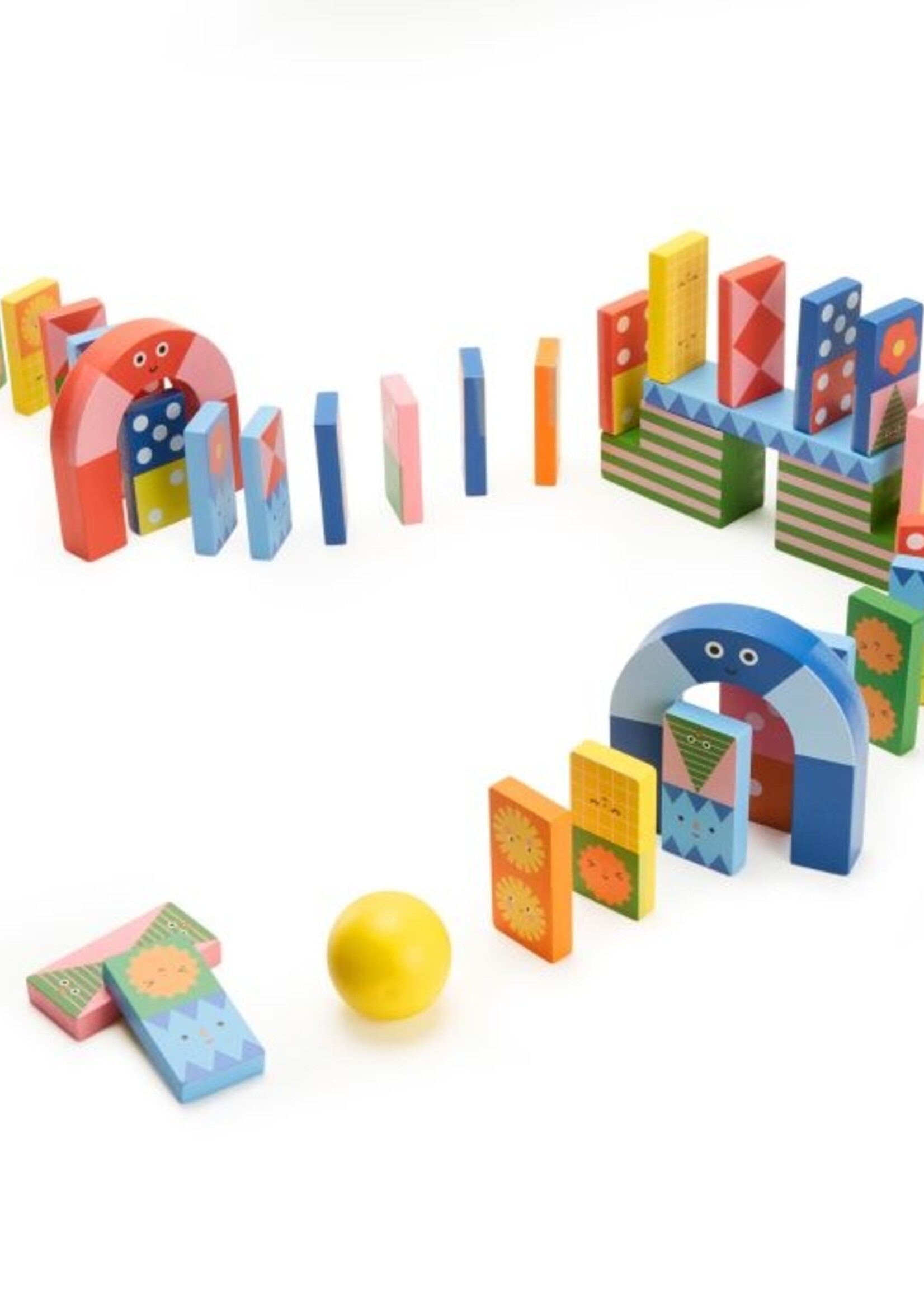 Topple Twist Dominoes