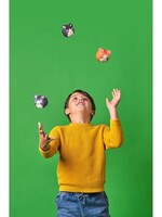 Three Cats Juggling Balls - Set of 3