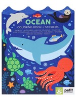 Colouring Book with Stickers - Ocean