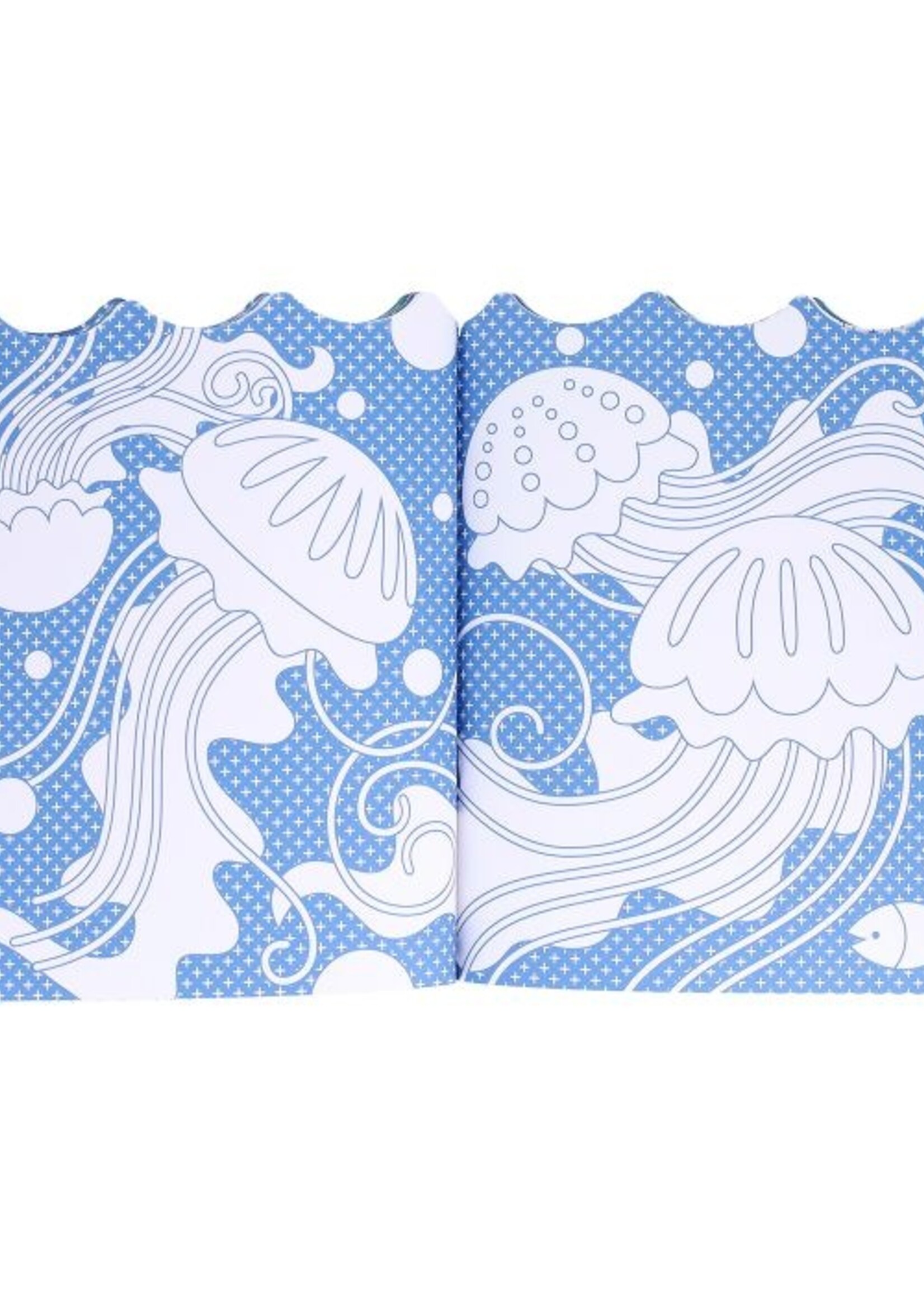 Colouring Book with Stickers - Ocean