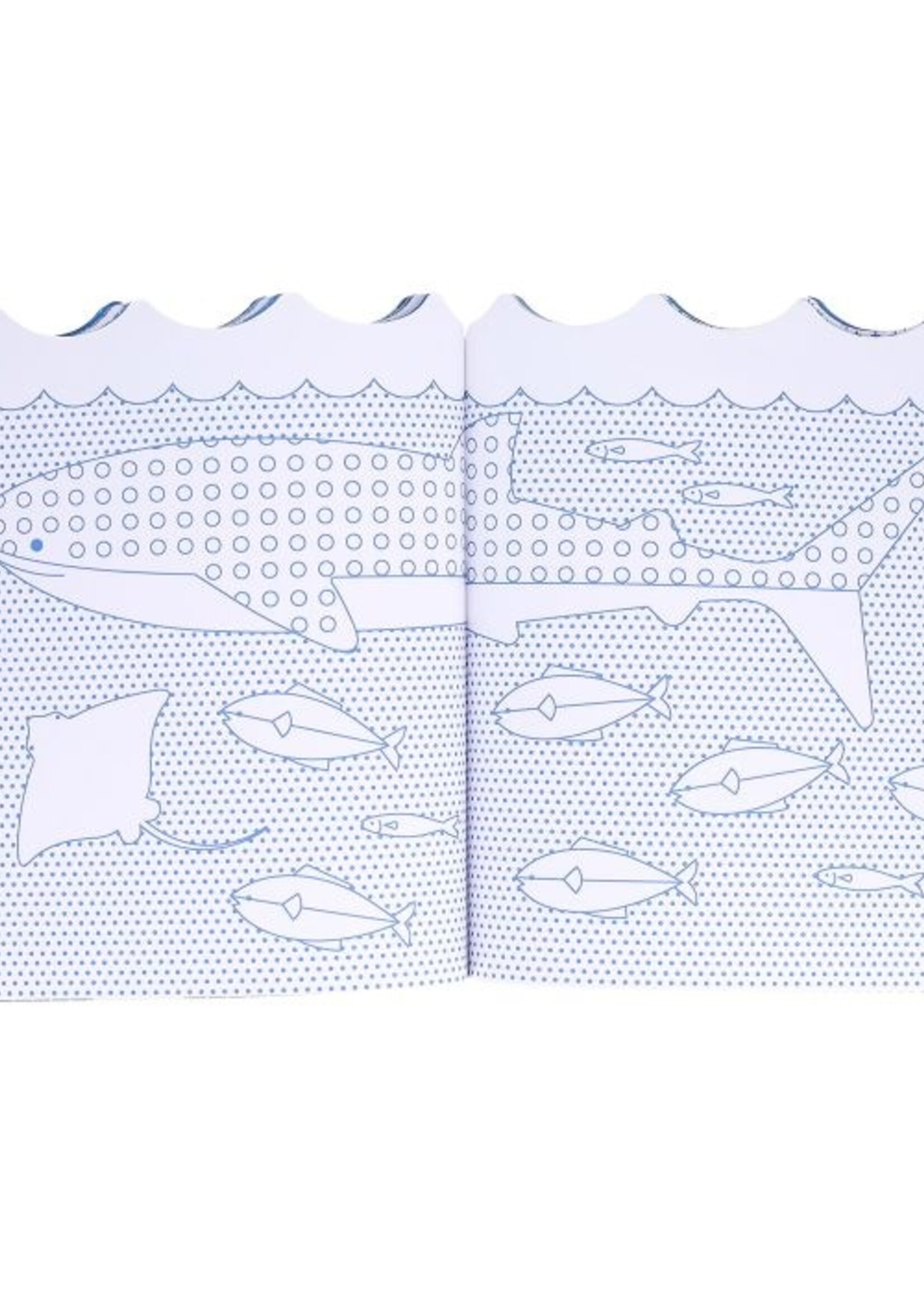 Colouring Book with Stickers - Ocean