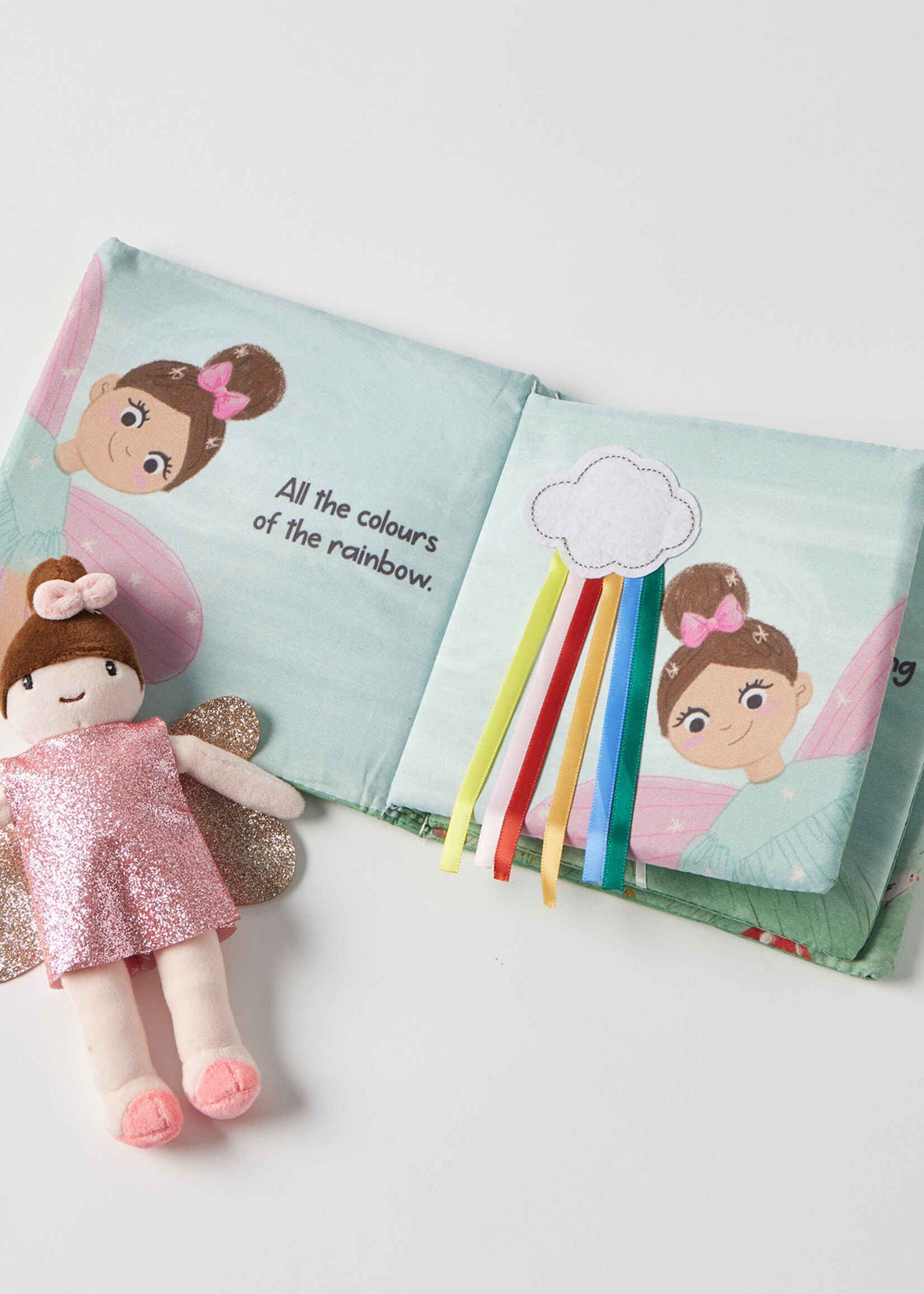 Fairy Fun Activity Fabric Book & Toy Set