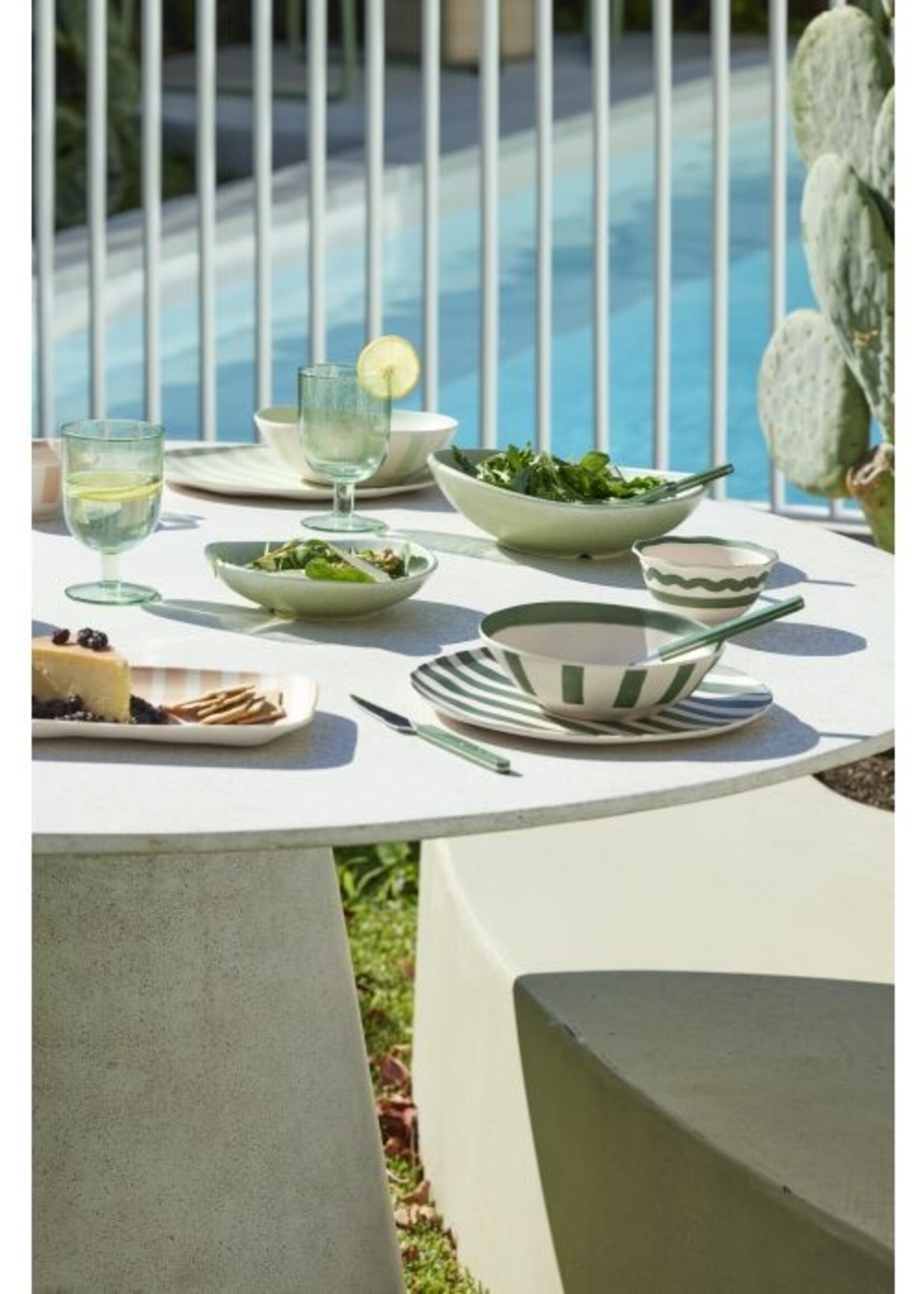 Greta Porcelain Serving Plate - Small