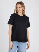 Foxwood Farrah Short Sleeve Tee - Black