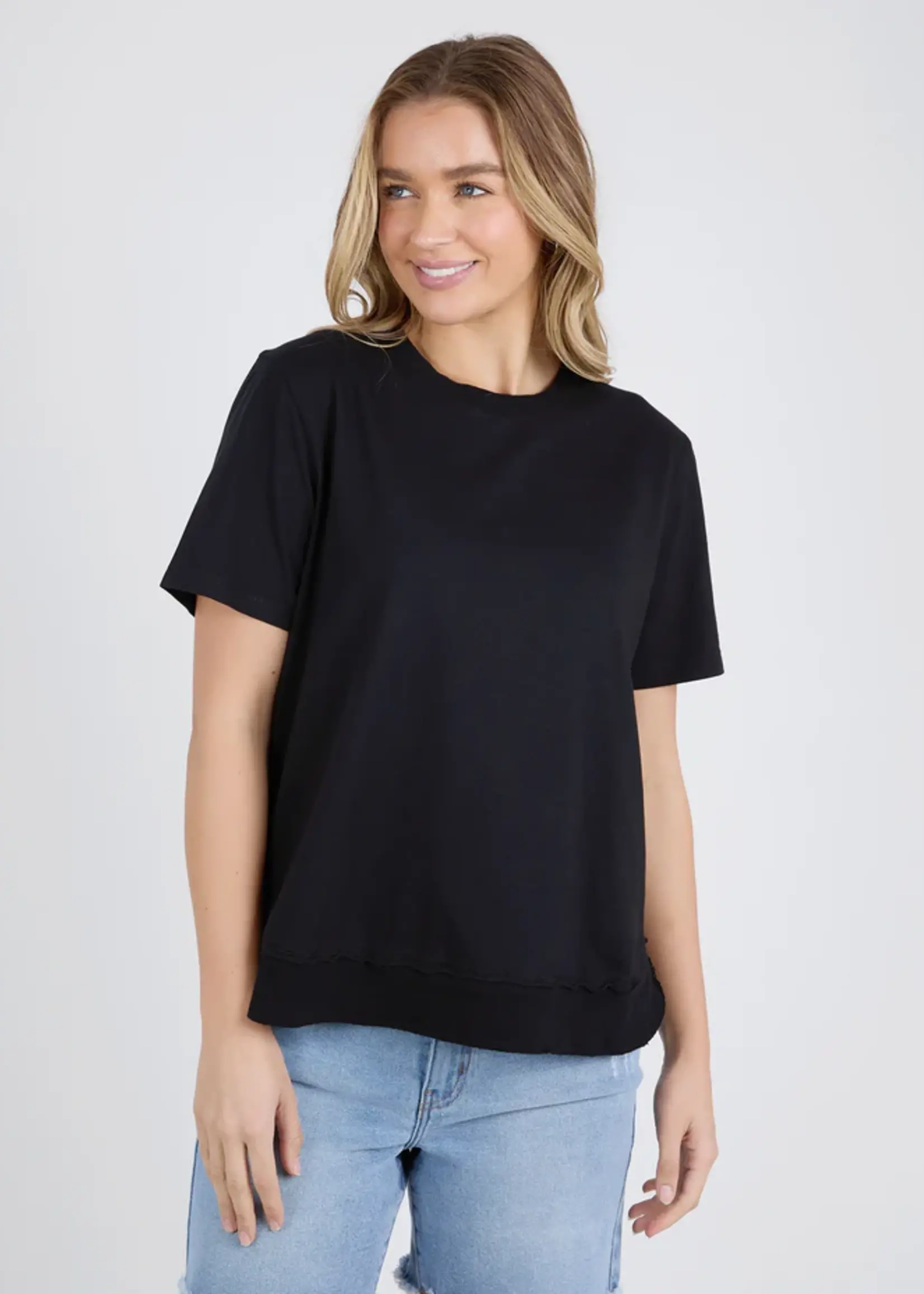 Foxwood Farrah Short Sleeve Tee - Black