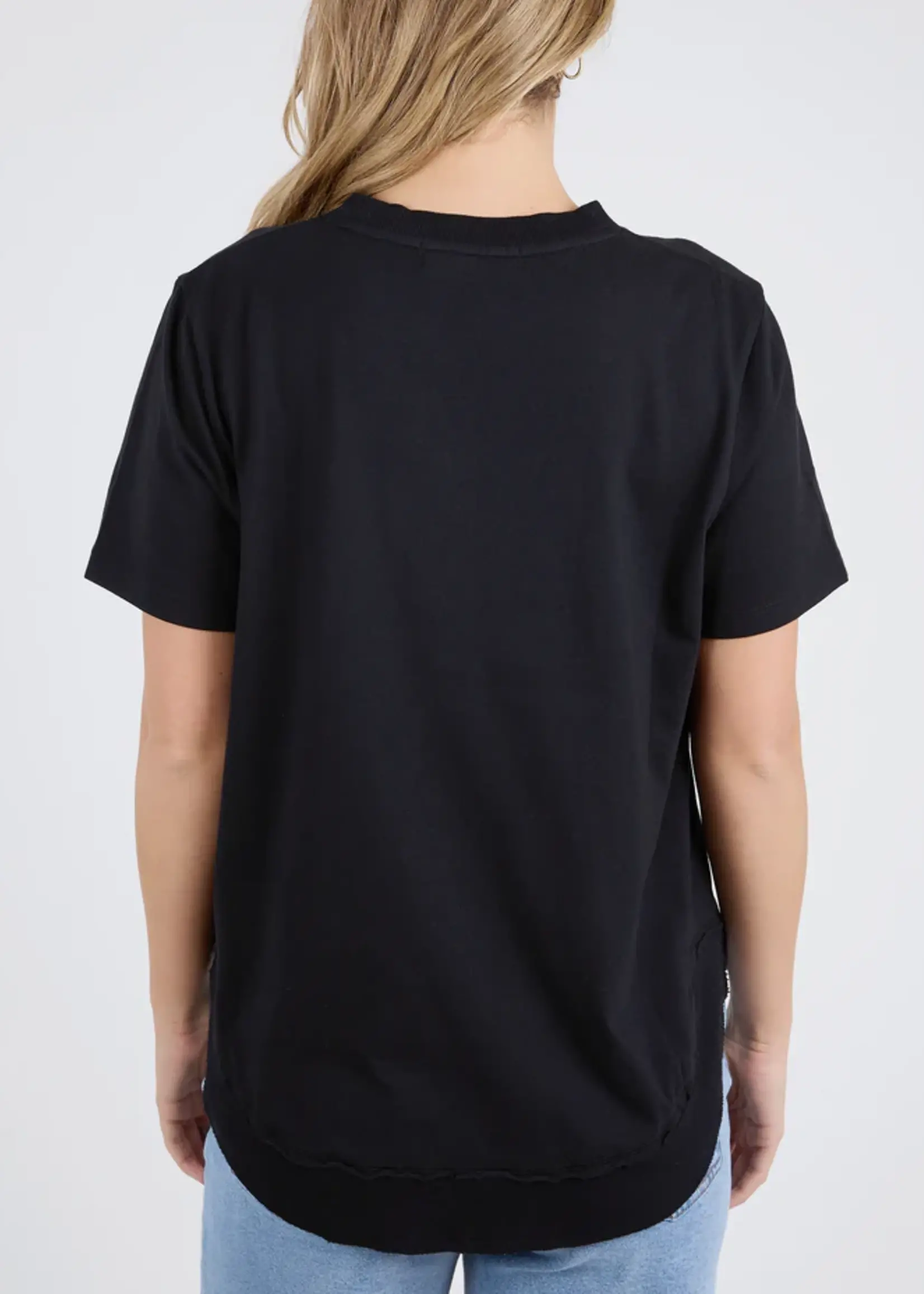 Foxwood Farrah Short Sleeve Tee - Black