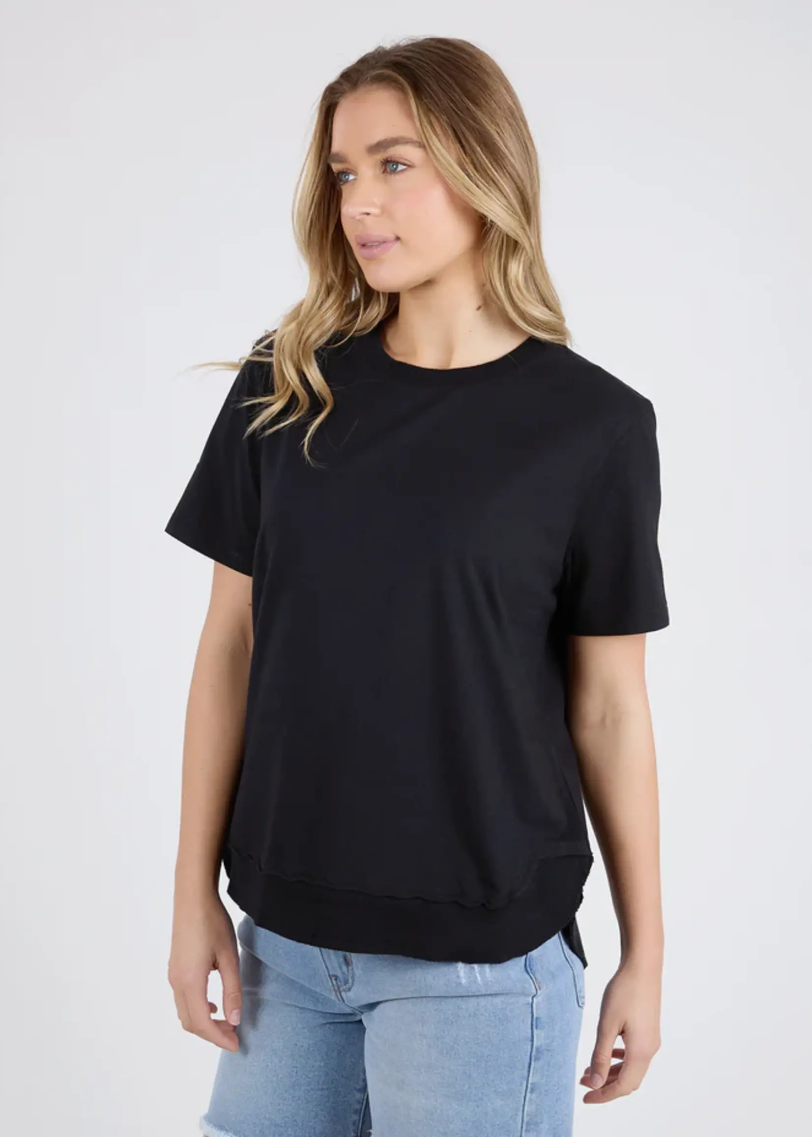 Foxwood Farrah Short Sleeve Tee - Black