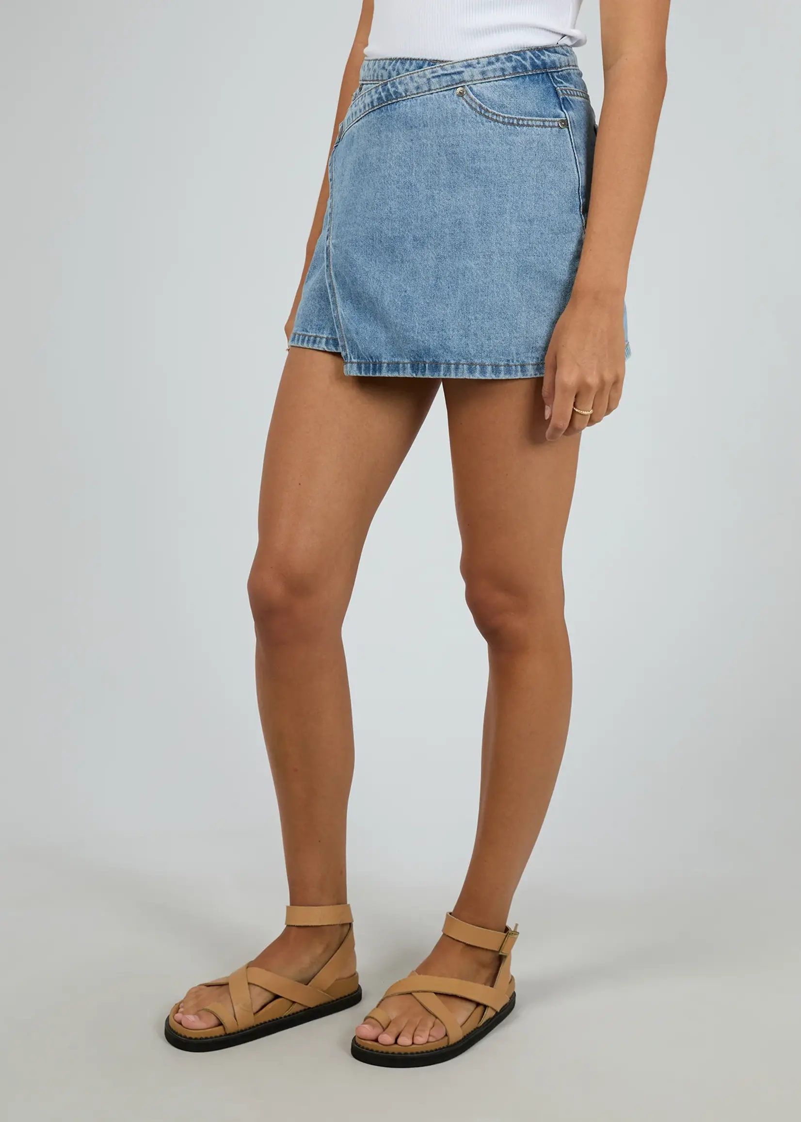 Lenni Mini Skort - Light Blue