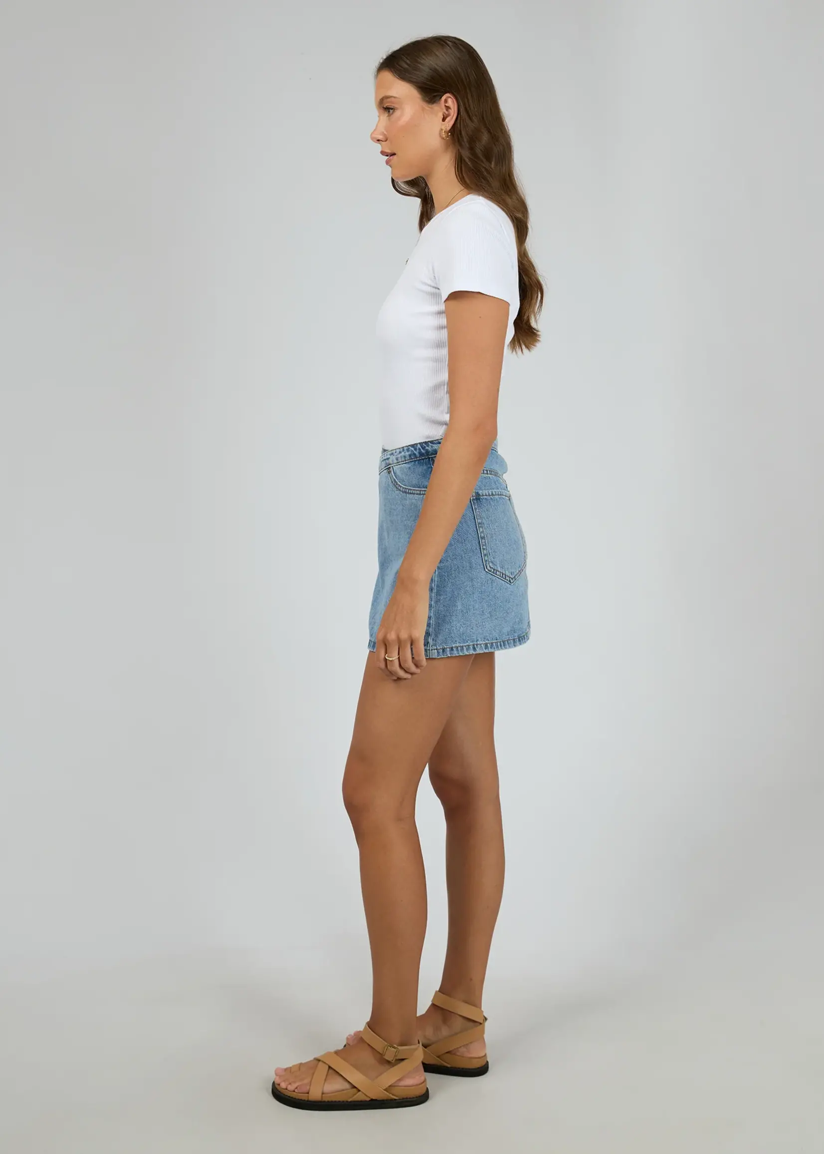 Lenni Mini Skort - Light Blue