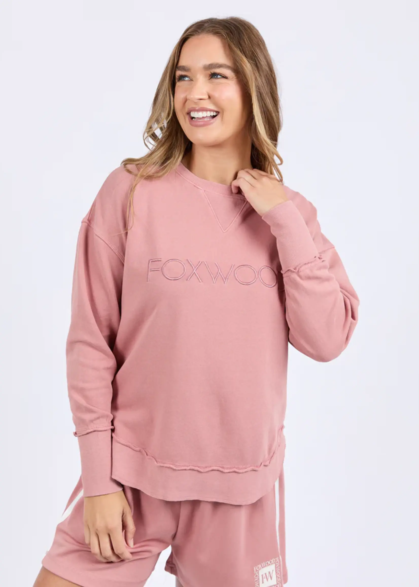 Foxwood Simplified Crew - Dusty Rose