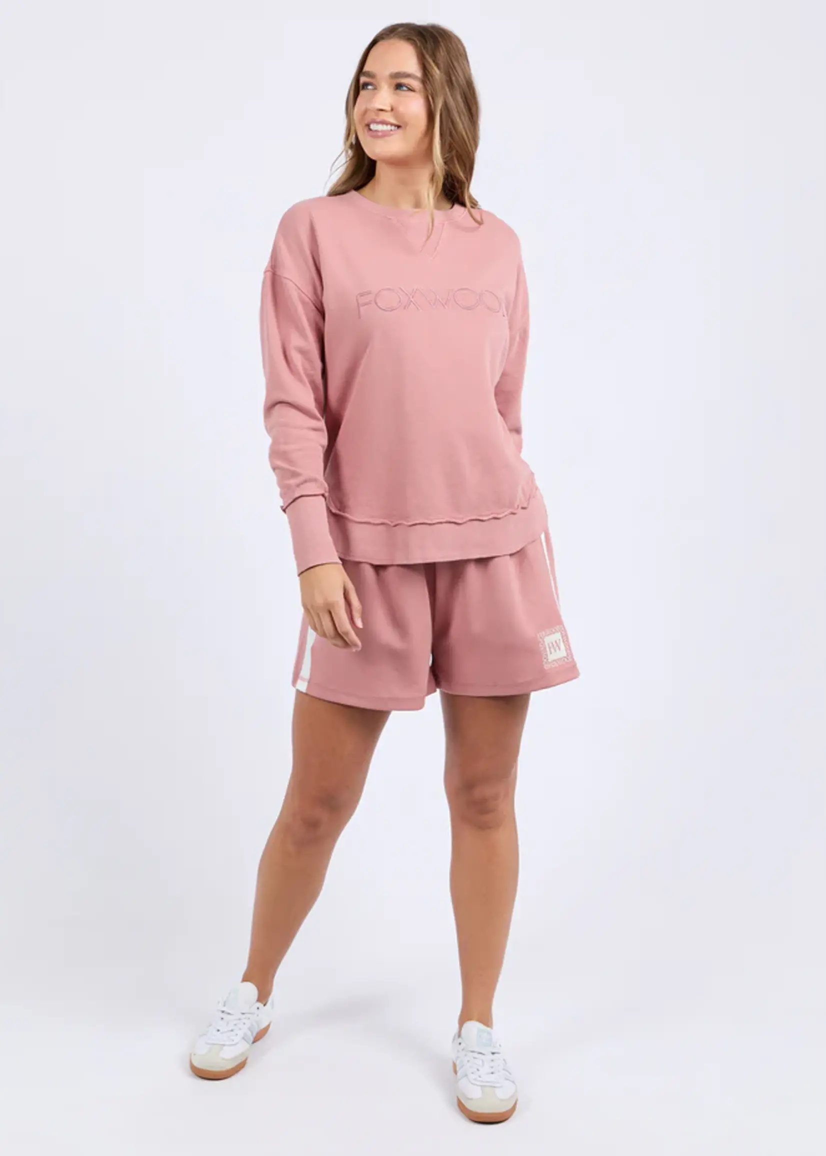 Foxwood Simplified Crew - Dusty Rose