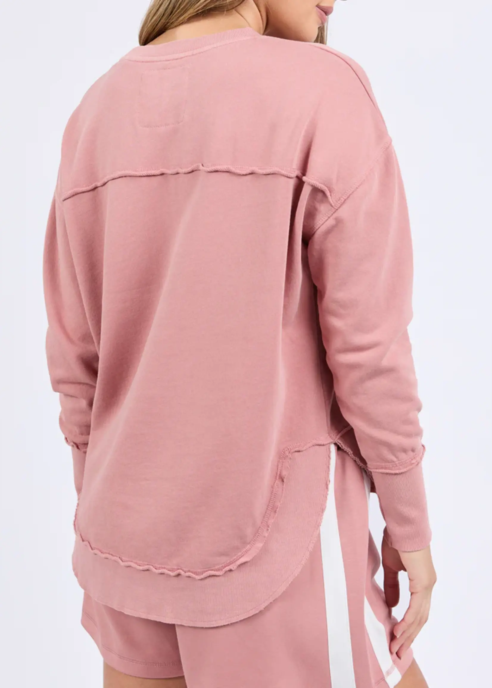 Foxwood Simplified Crew - Dusty Rose