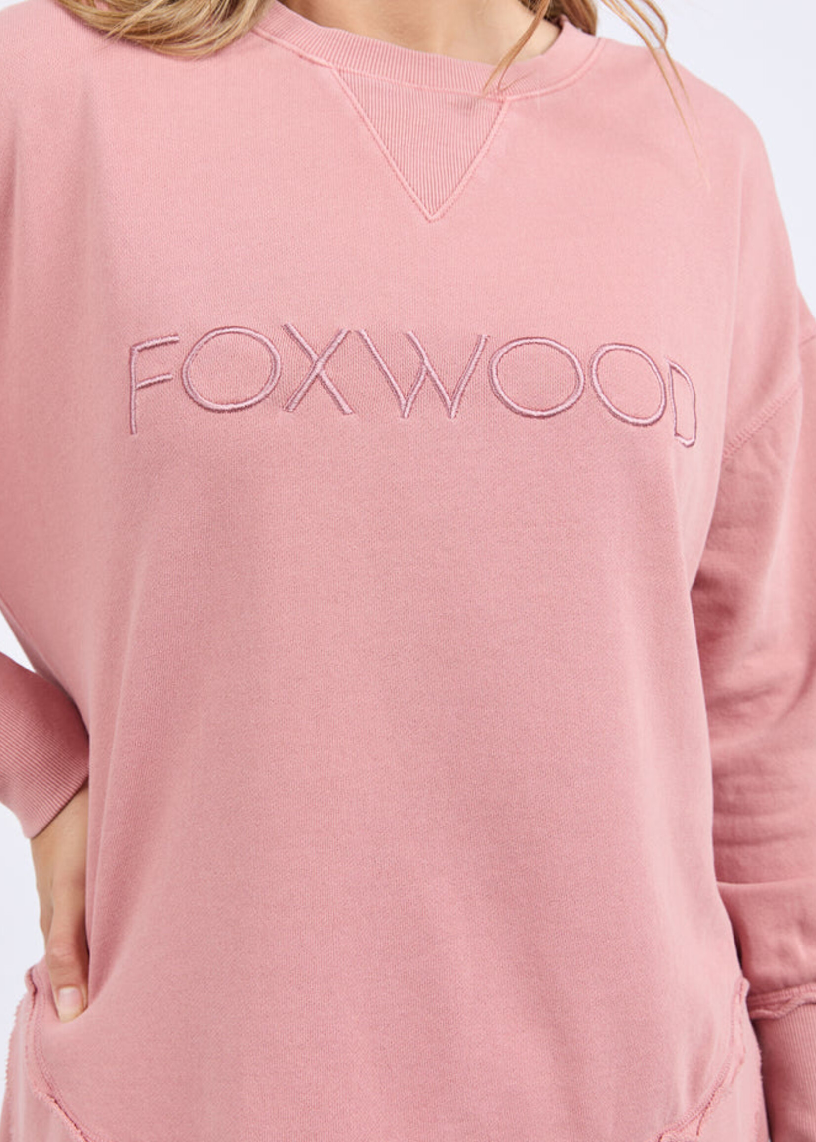 Foxwood Simplified Crew - Dusty Rose