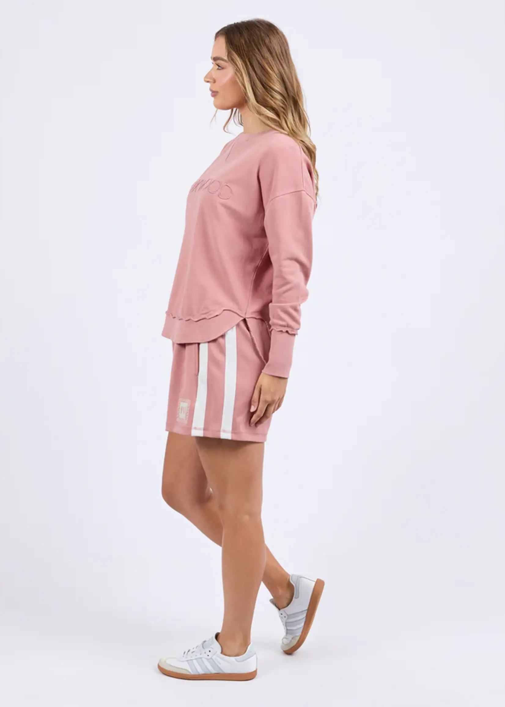 Foxwood Simplified Crew - Dusty Rose