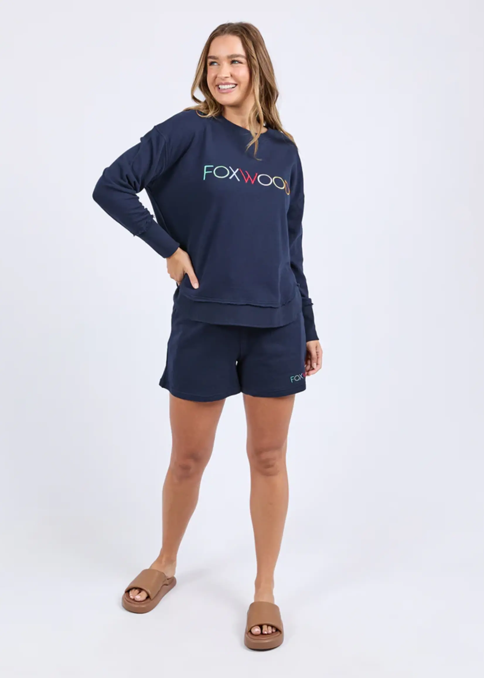 Foxwood Simplified Confetti Crew - Navy
