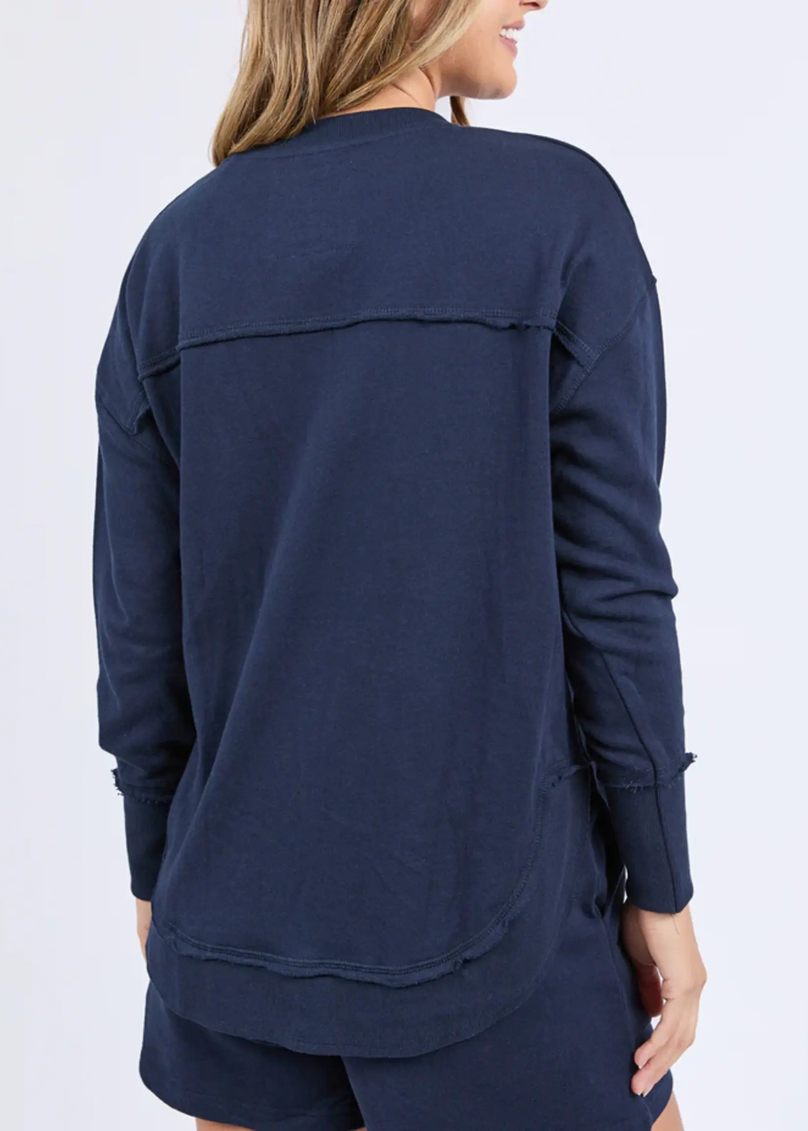 Foxwood Simplified Confetti Crew - Navy