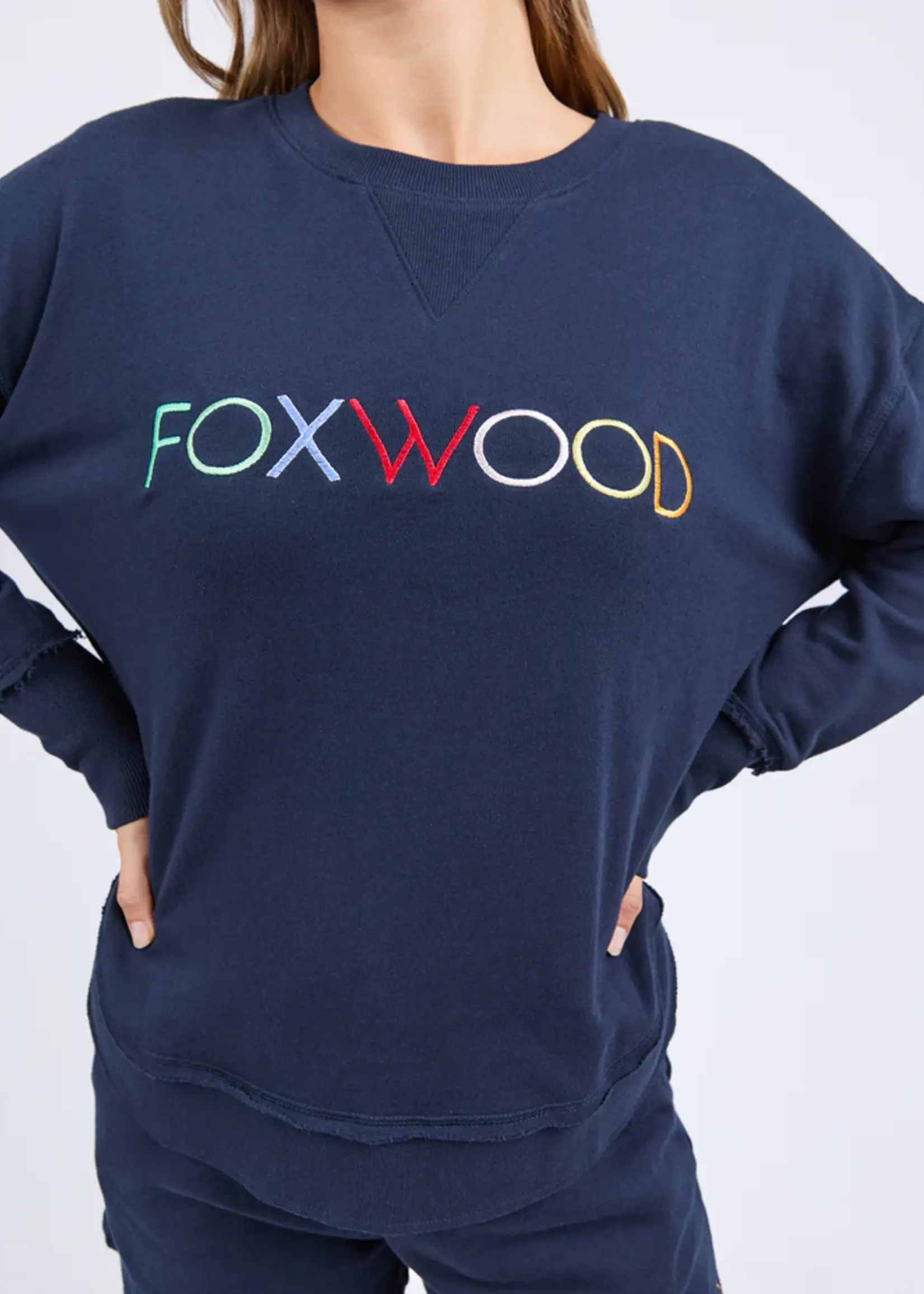 Foxwood Simplified Confetti Crew - Navy