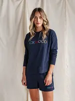 Foxwood Simplified Confetti Crew - Navy