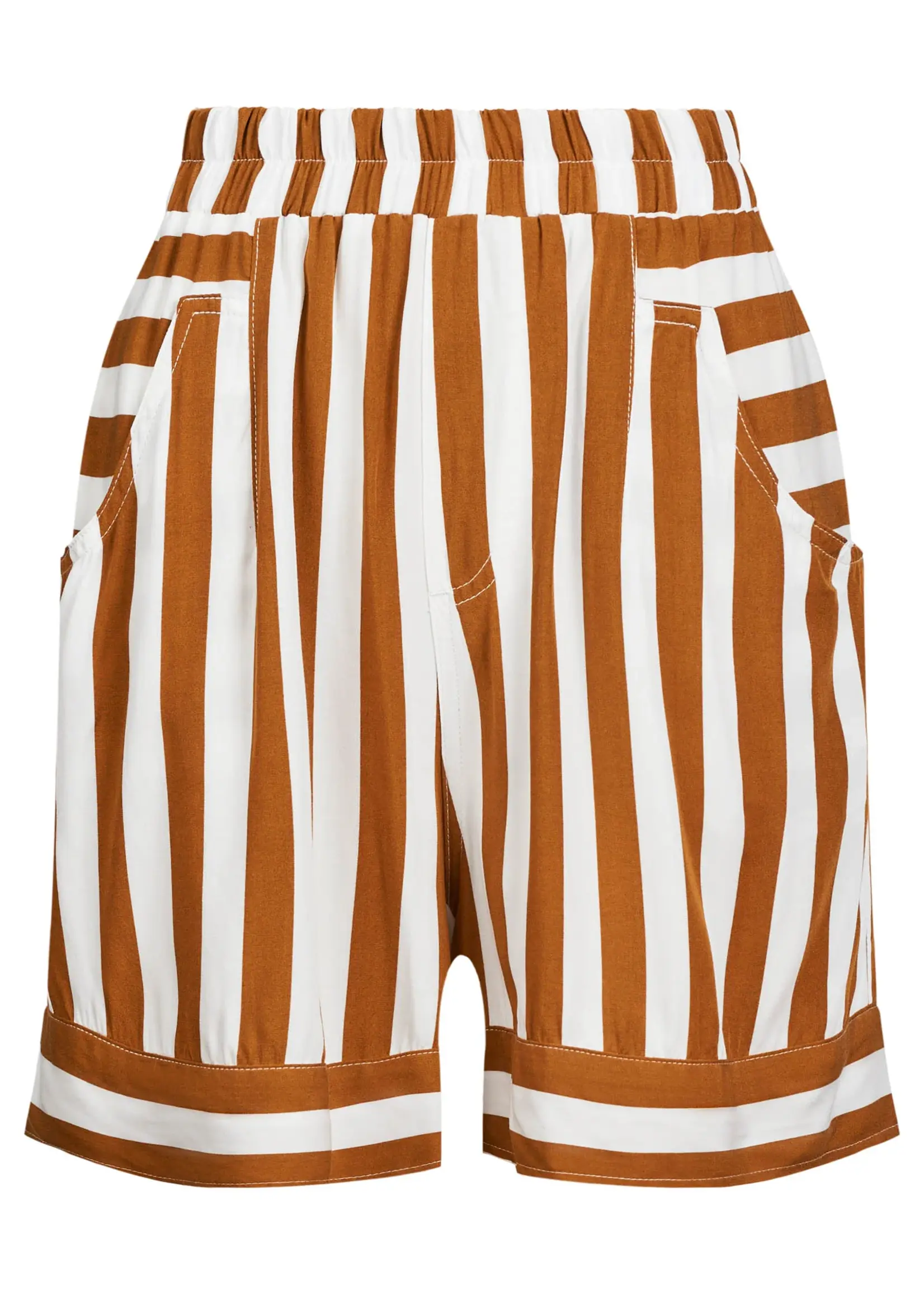EB & Ive Treville Stripe Short - Caramel